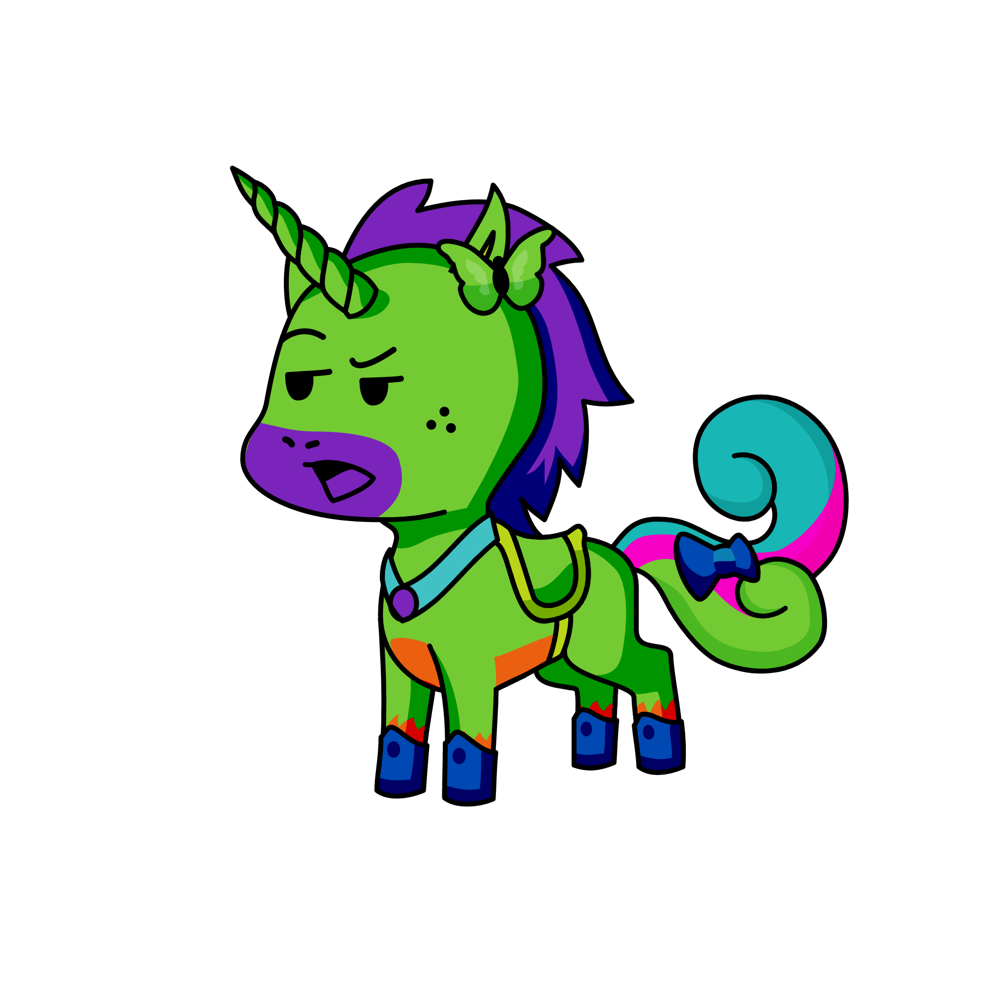 hideouse , the unicorn