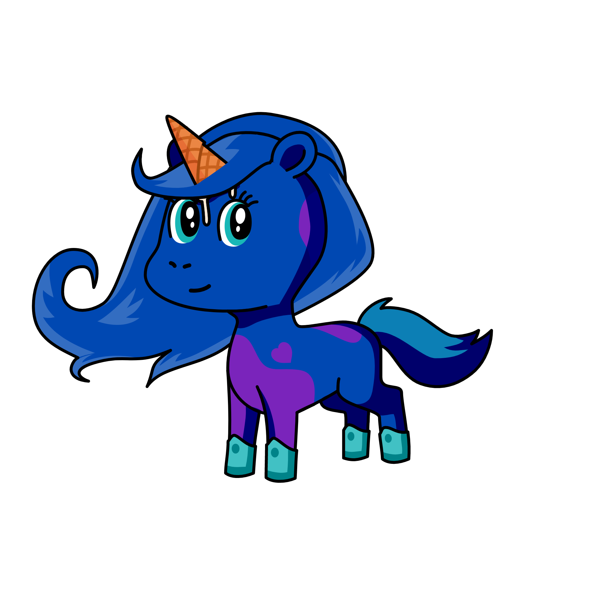 Luna, the unicorn