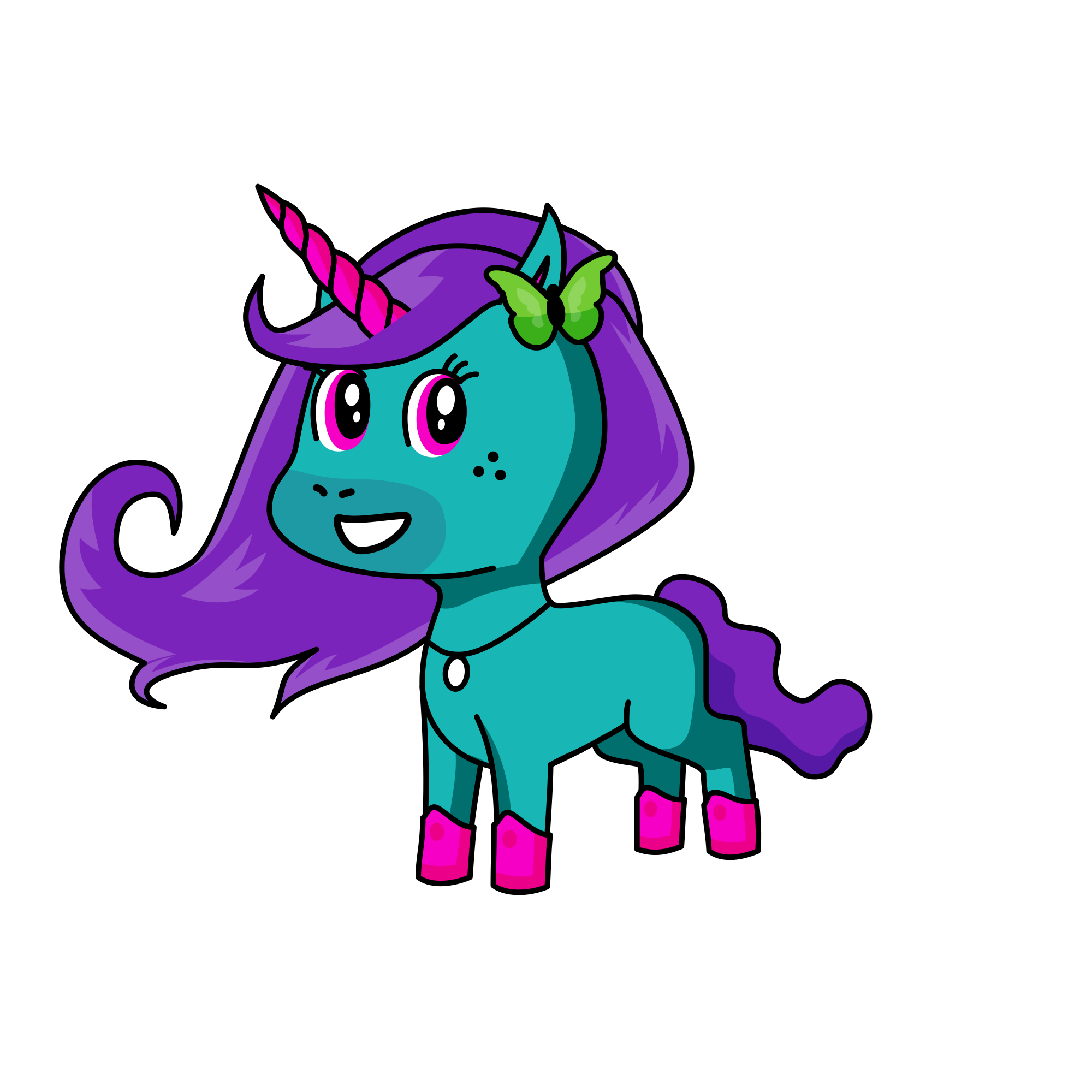 Adelynn, the unicorn