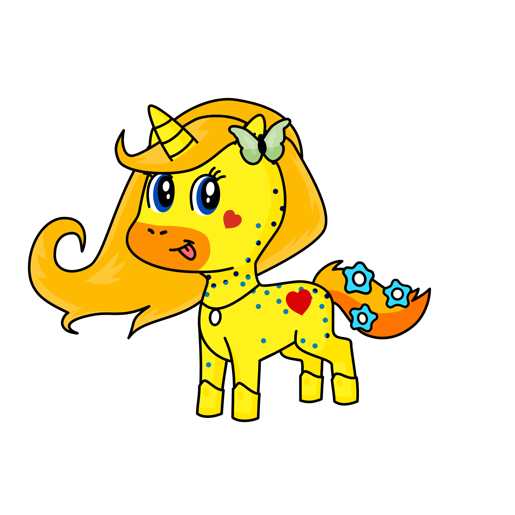 kk, the unicorn