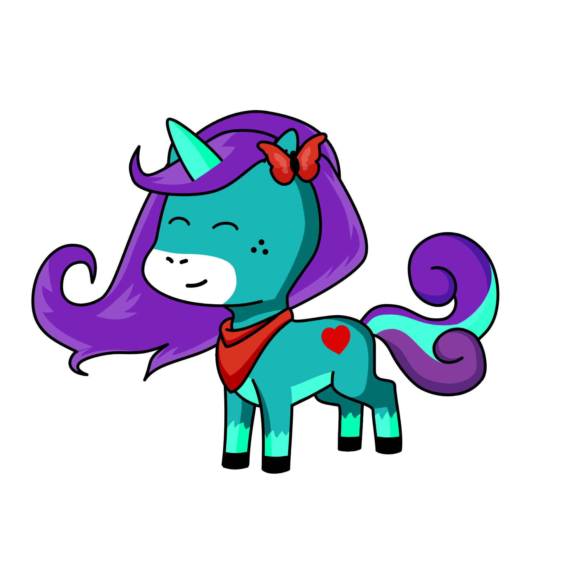 Indi, the unicorn