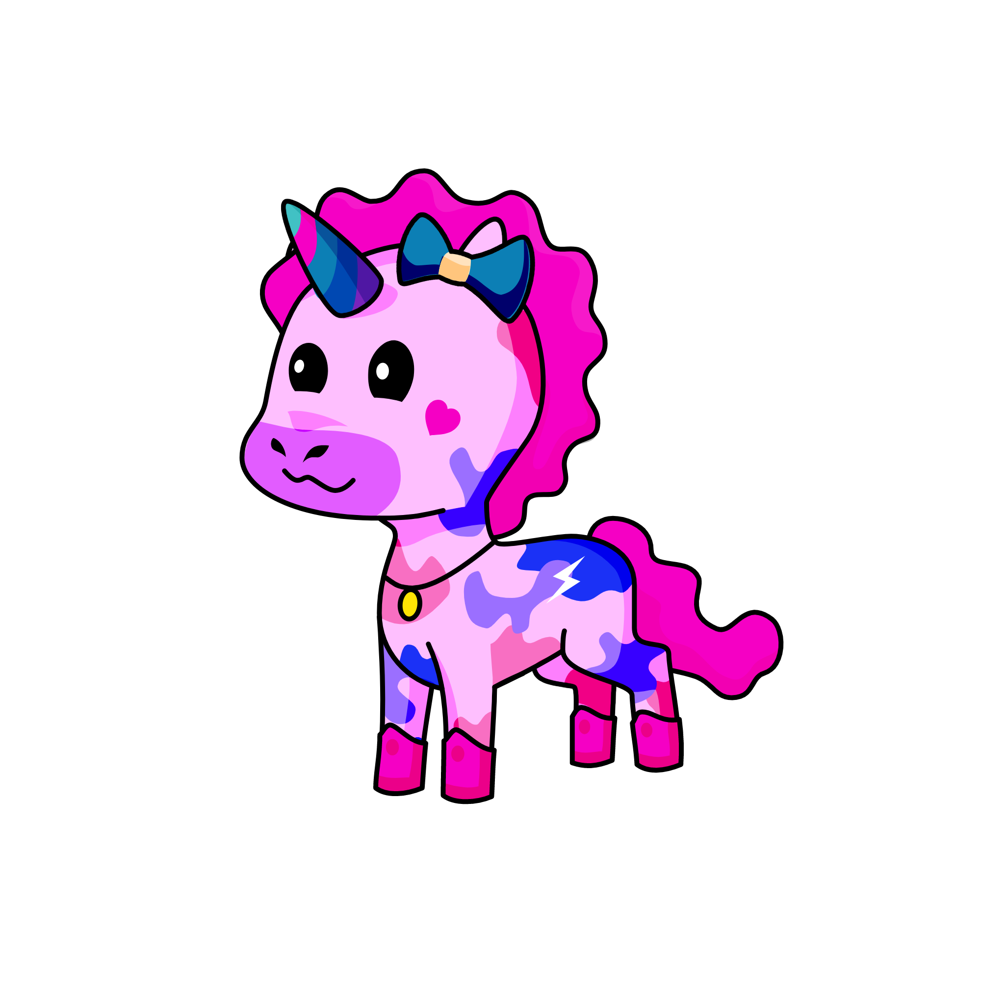 Pinkie, the unicorn