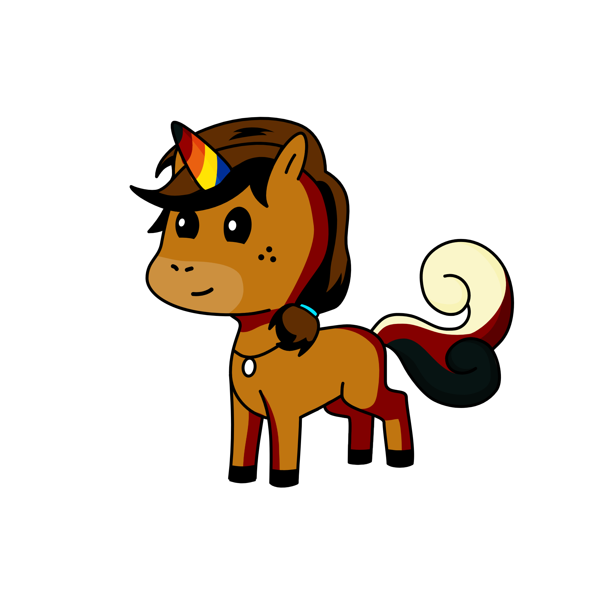 brownie, the unicorn