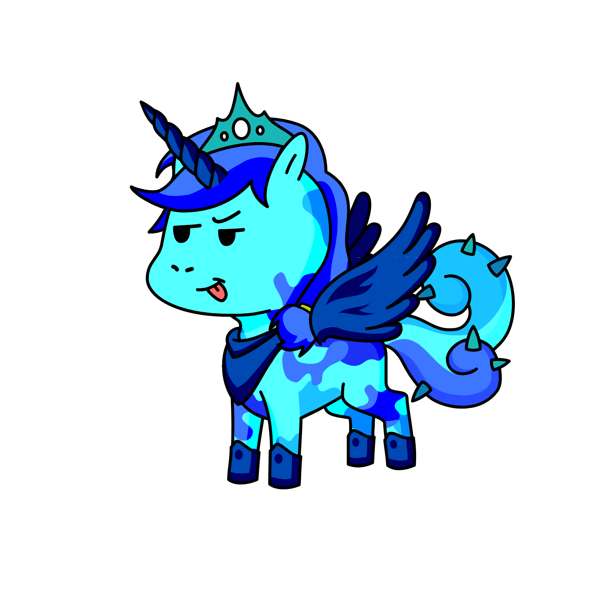 Icicle, the unicorn