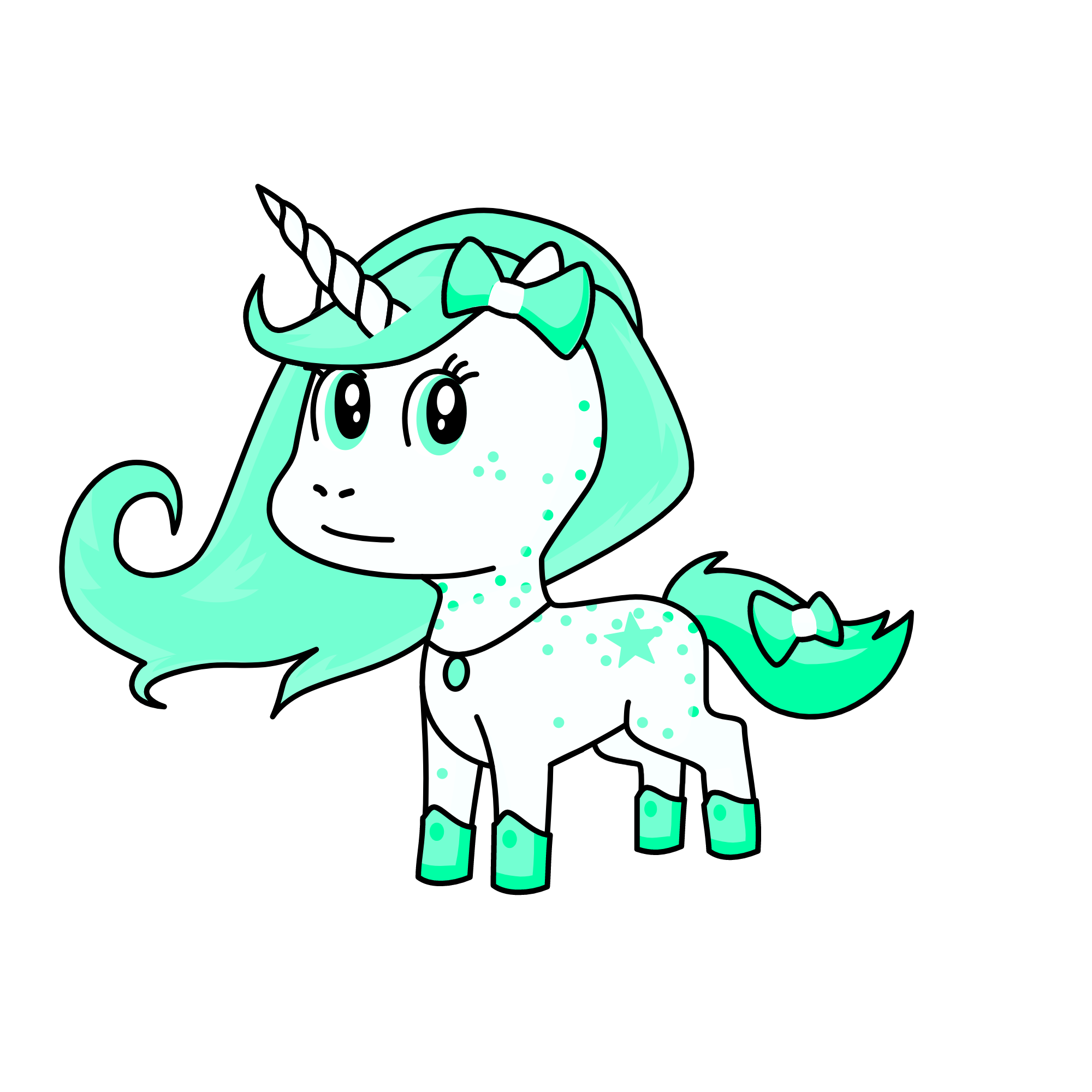 Snowy, the unicorn