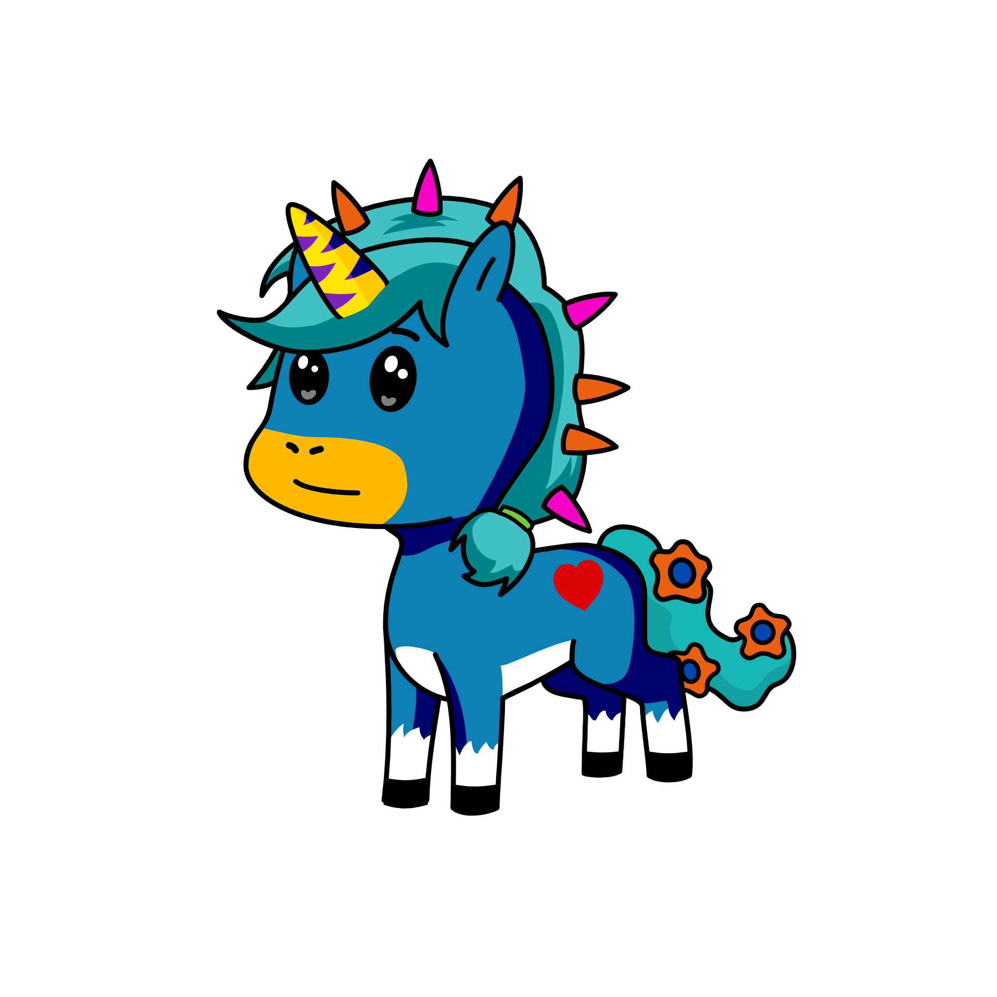 Sky, the unicorn