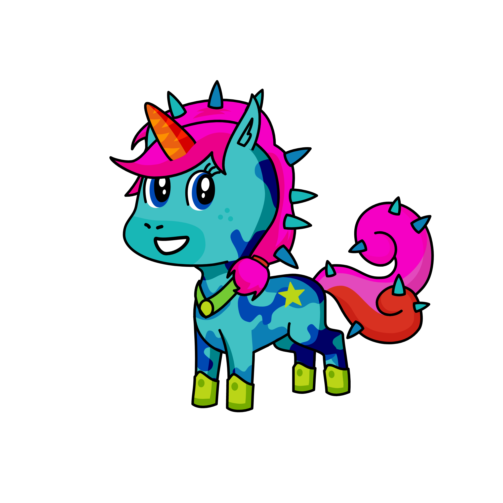 fluffs flufferton , the unicorn