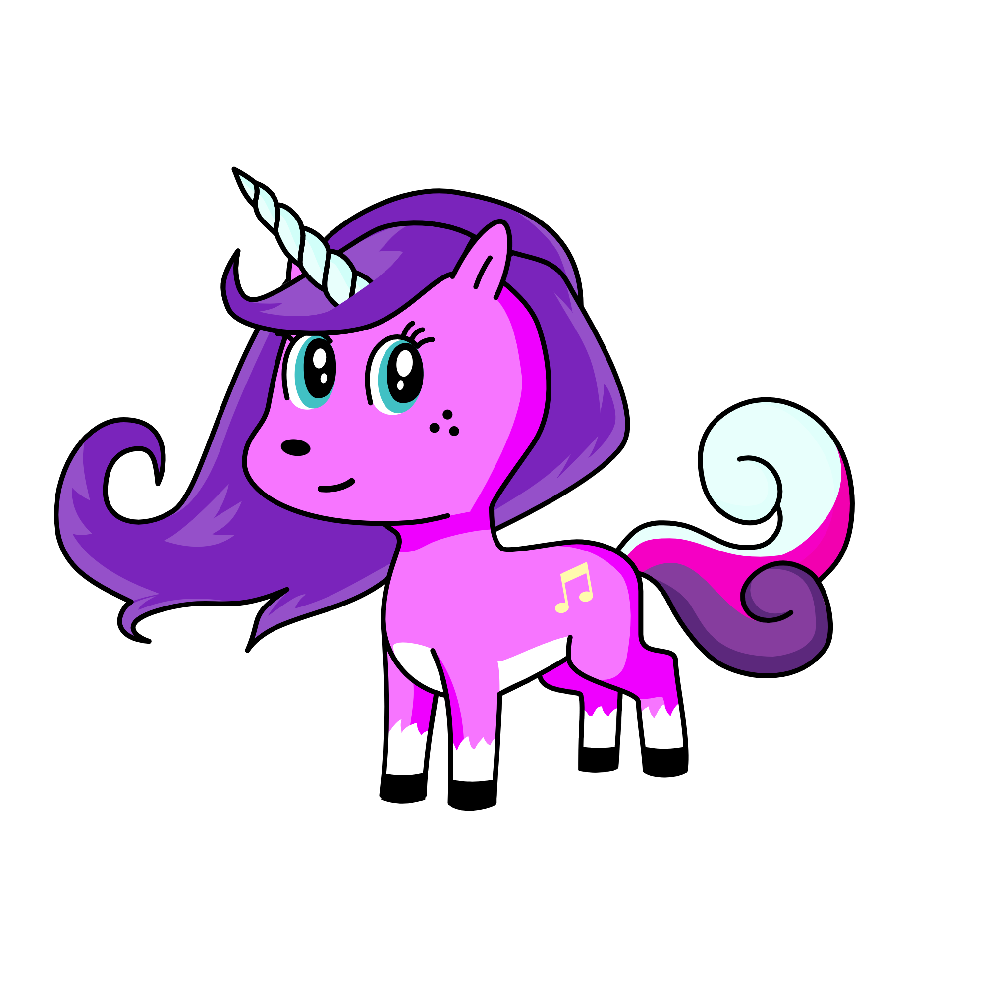 Shooting Star, the unicorn