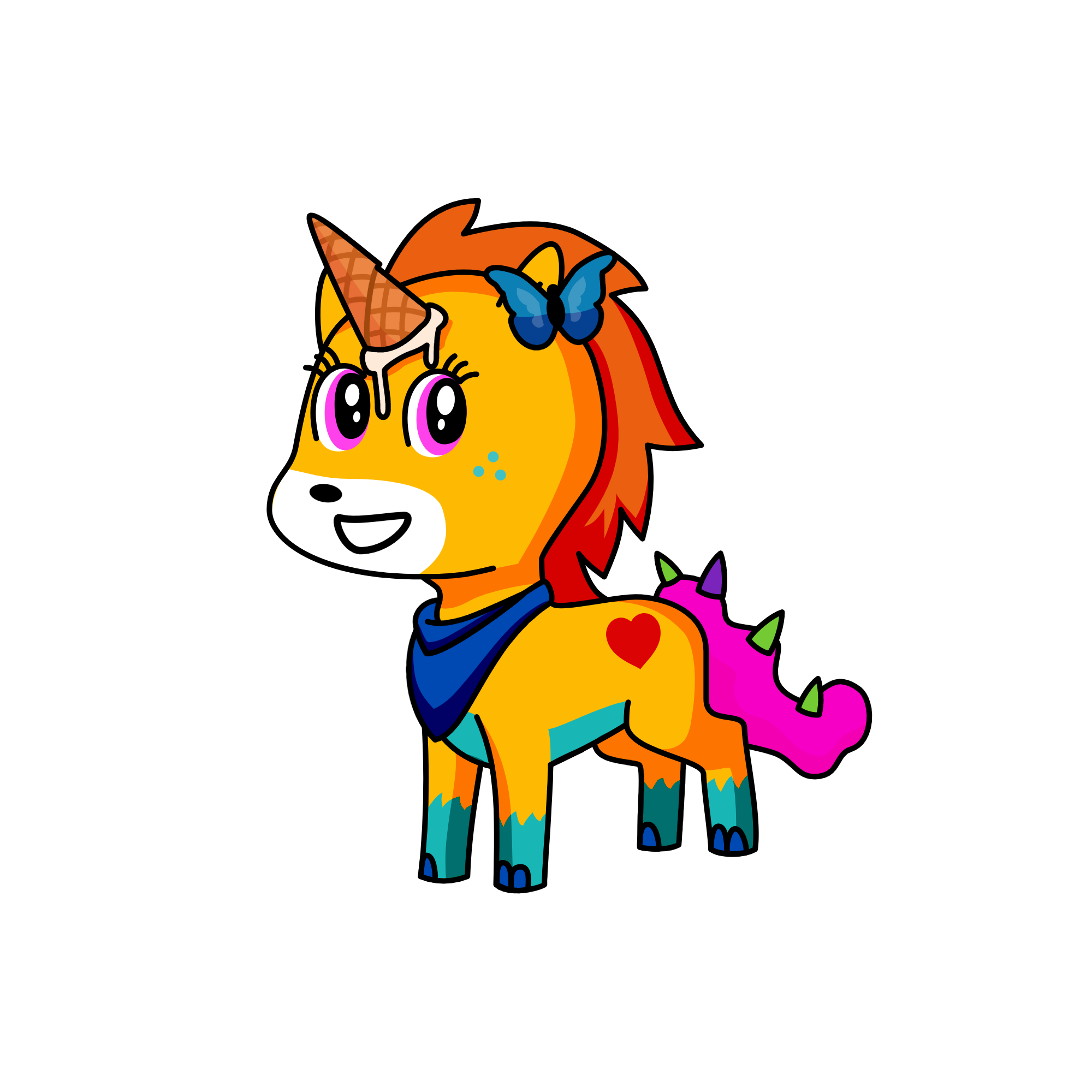 poop, the unicorn