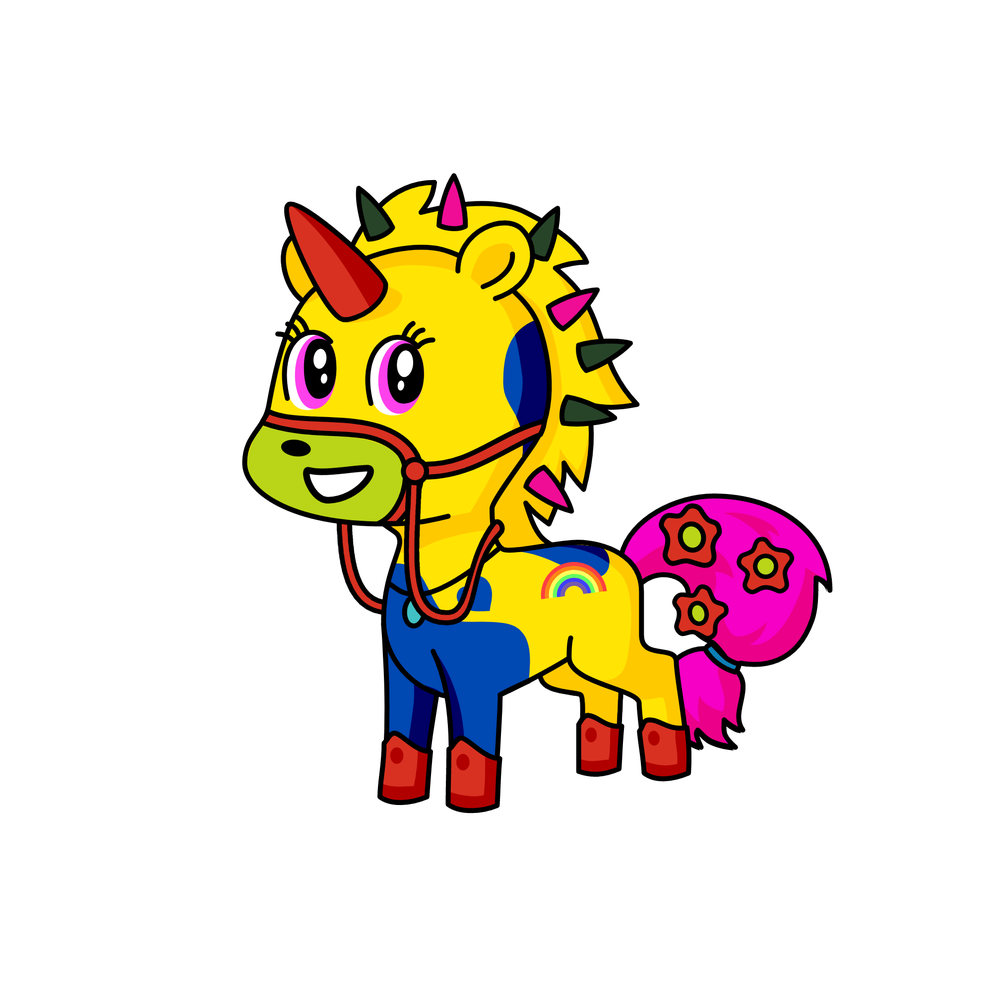 Rabbit Pony Superman, the unicorn
