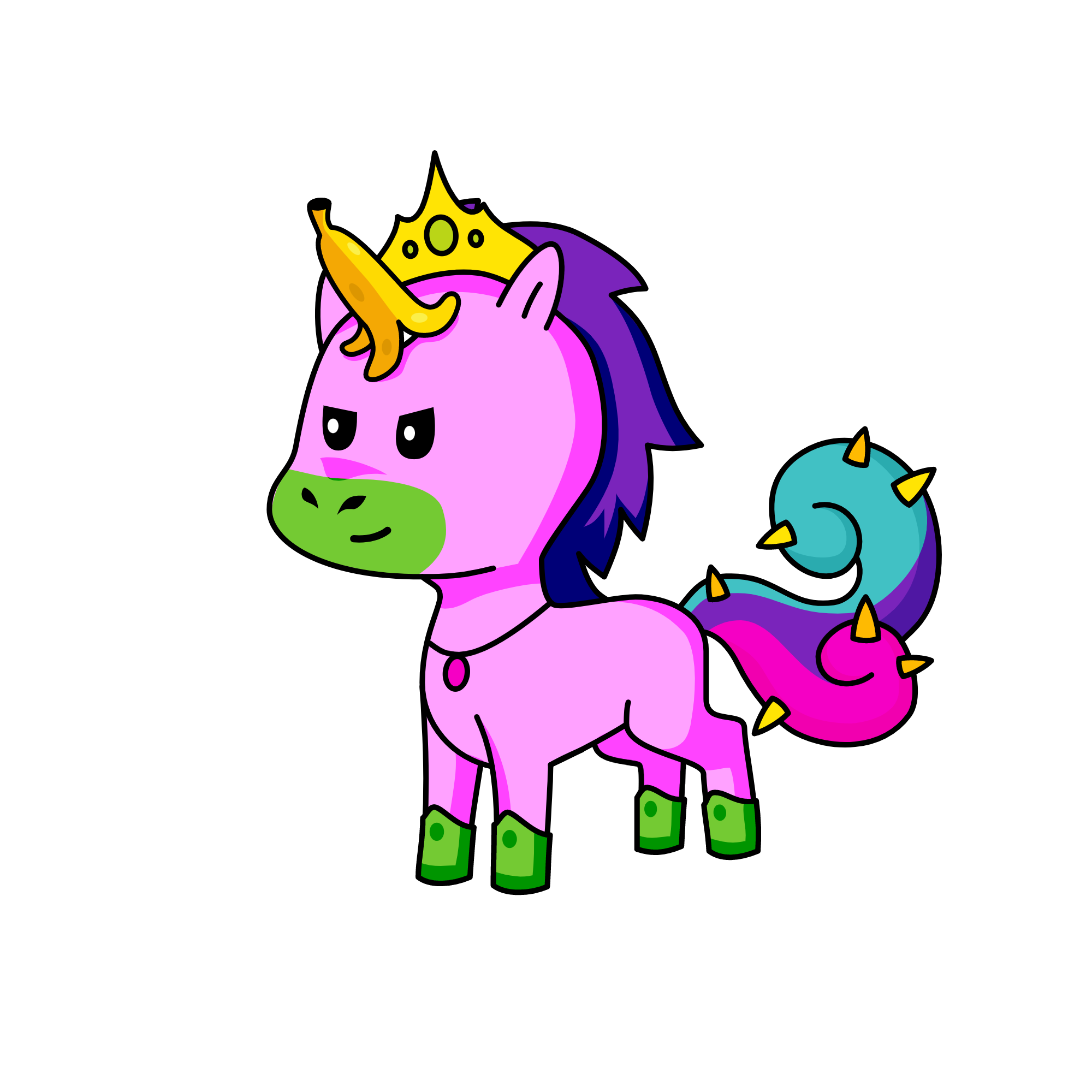 Rrggd, the unicorn