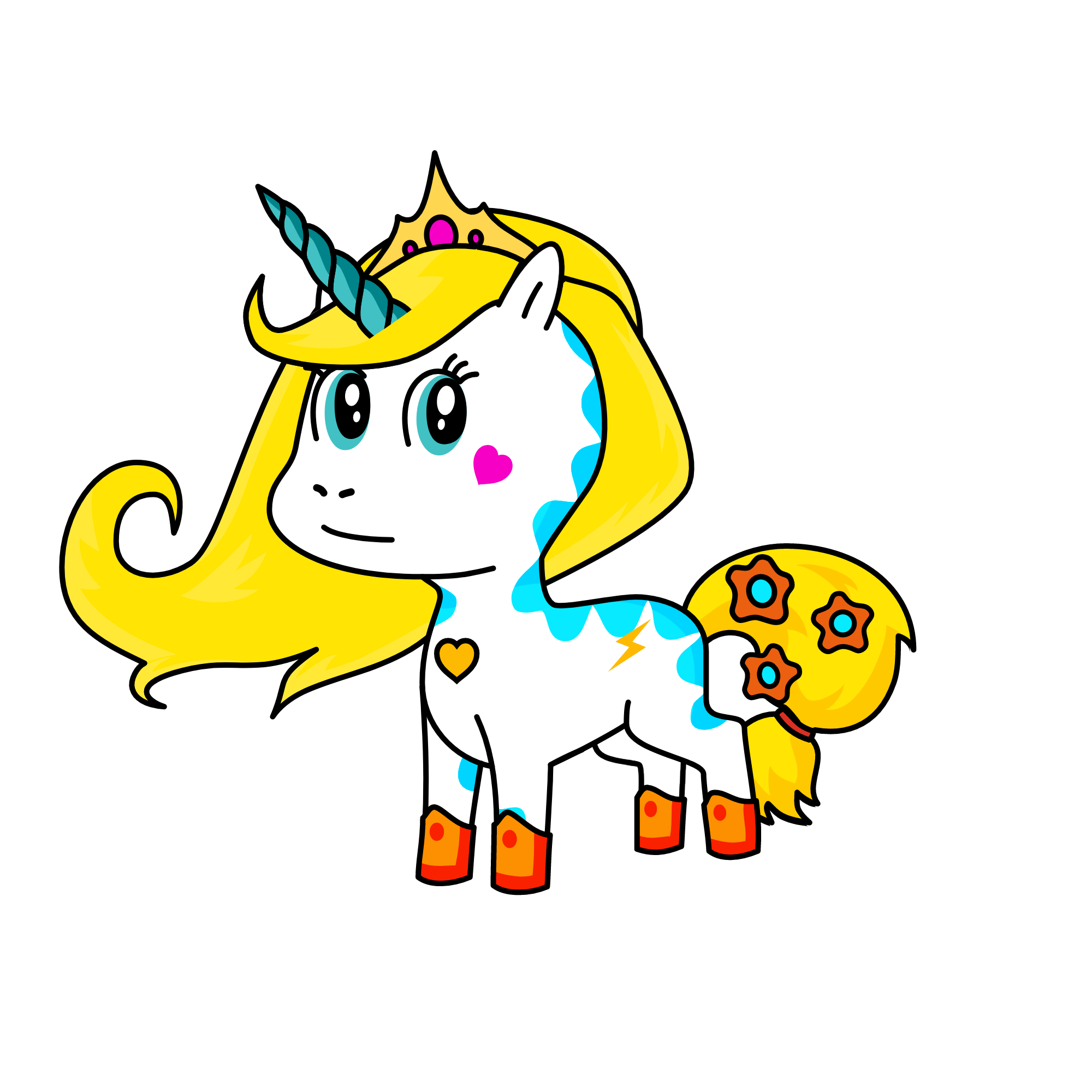 Princess Celestia, the unicorn