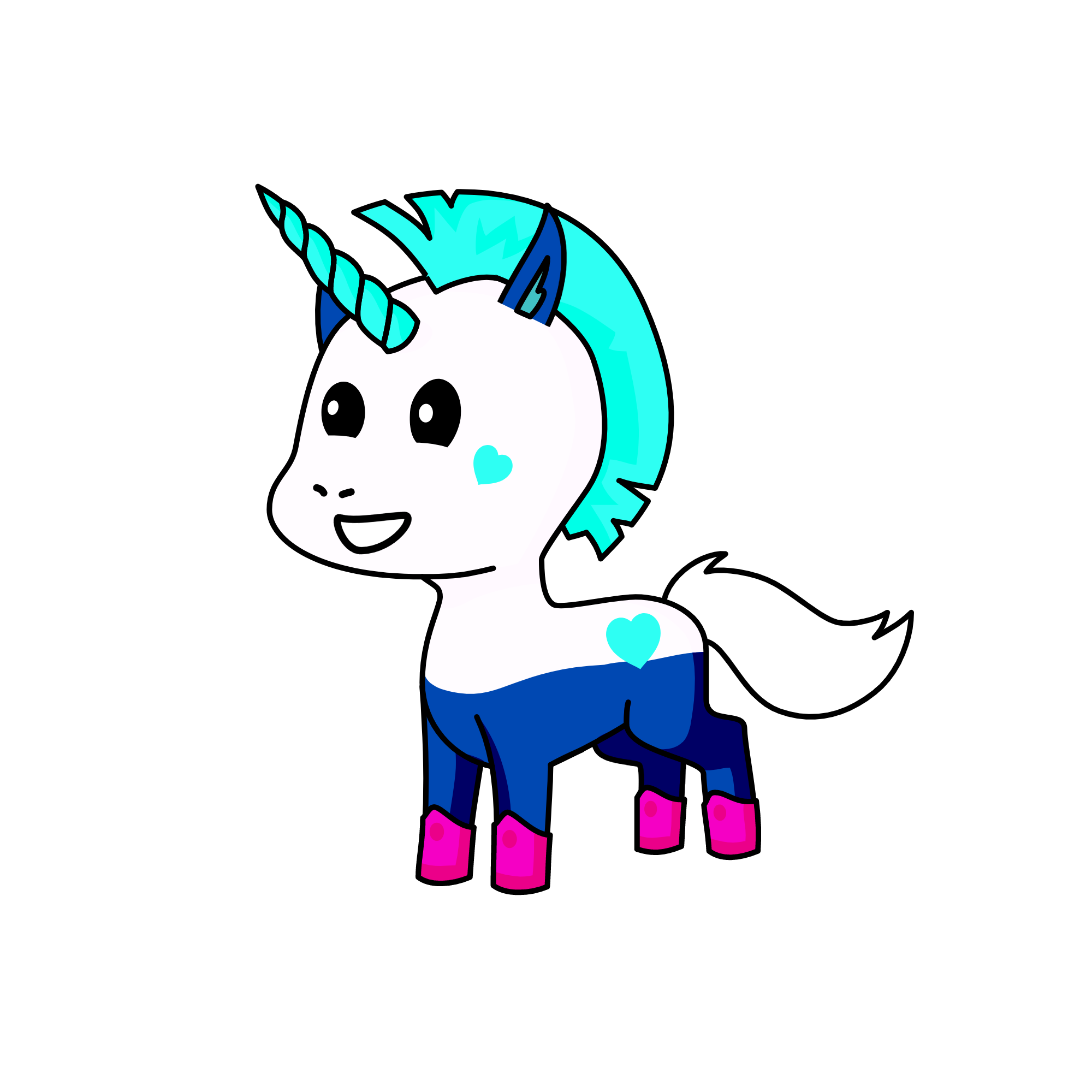 Sans, the unicorn