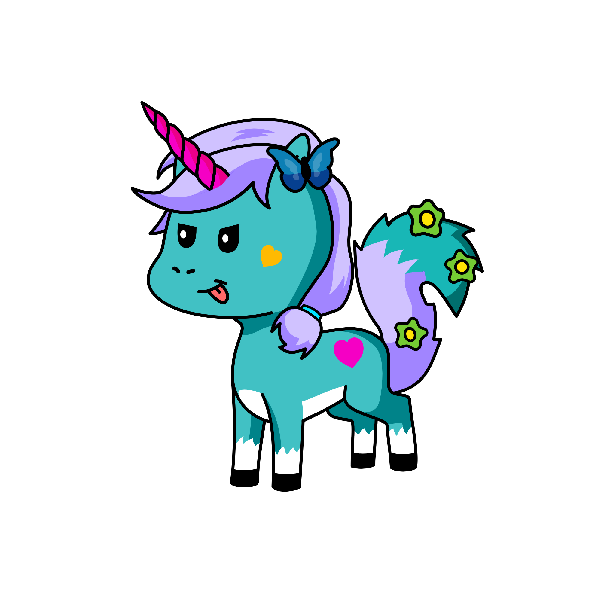 prinsses cake , the unicorn