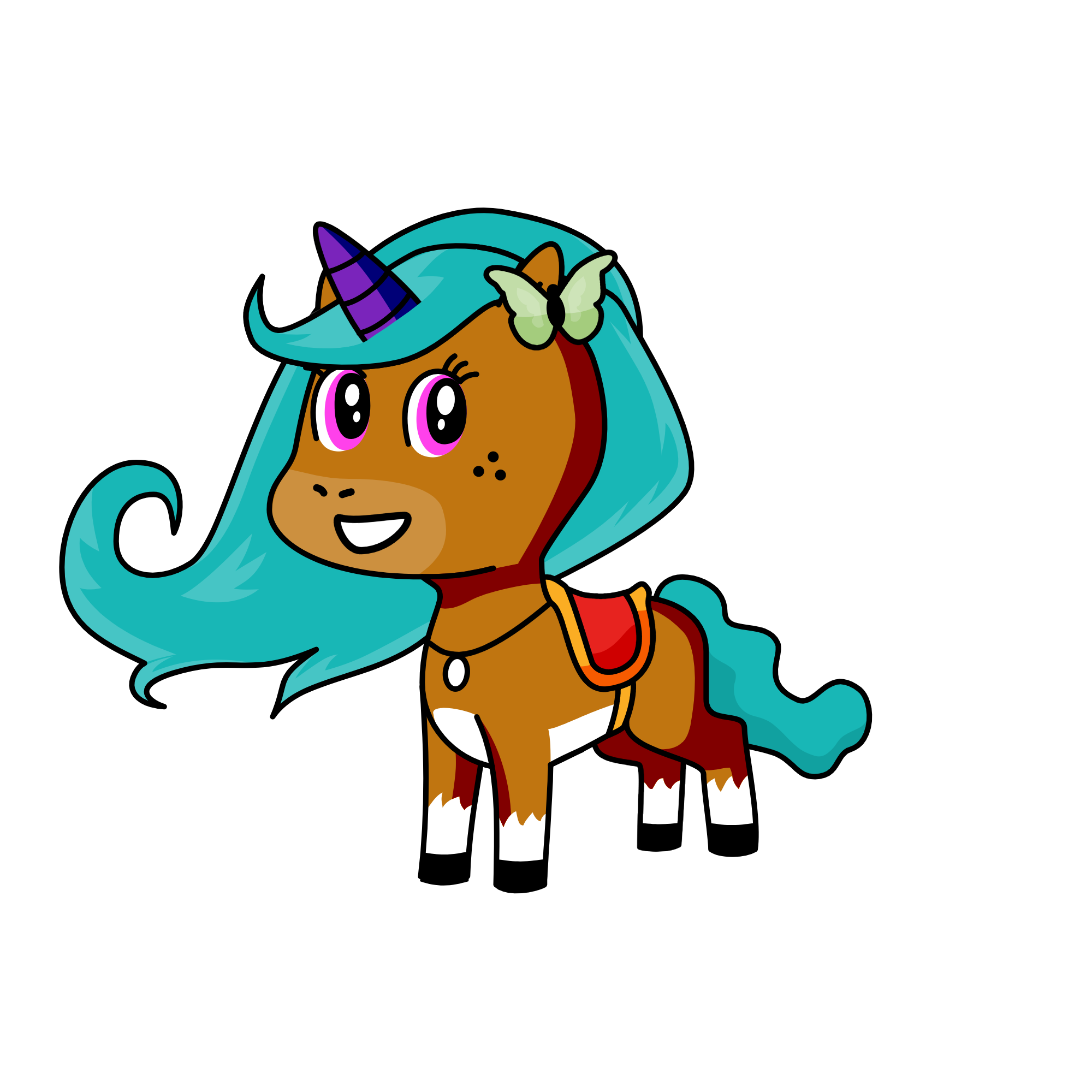 Moonlight, the unicorn