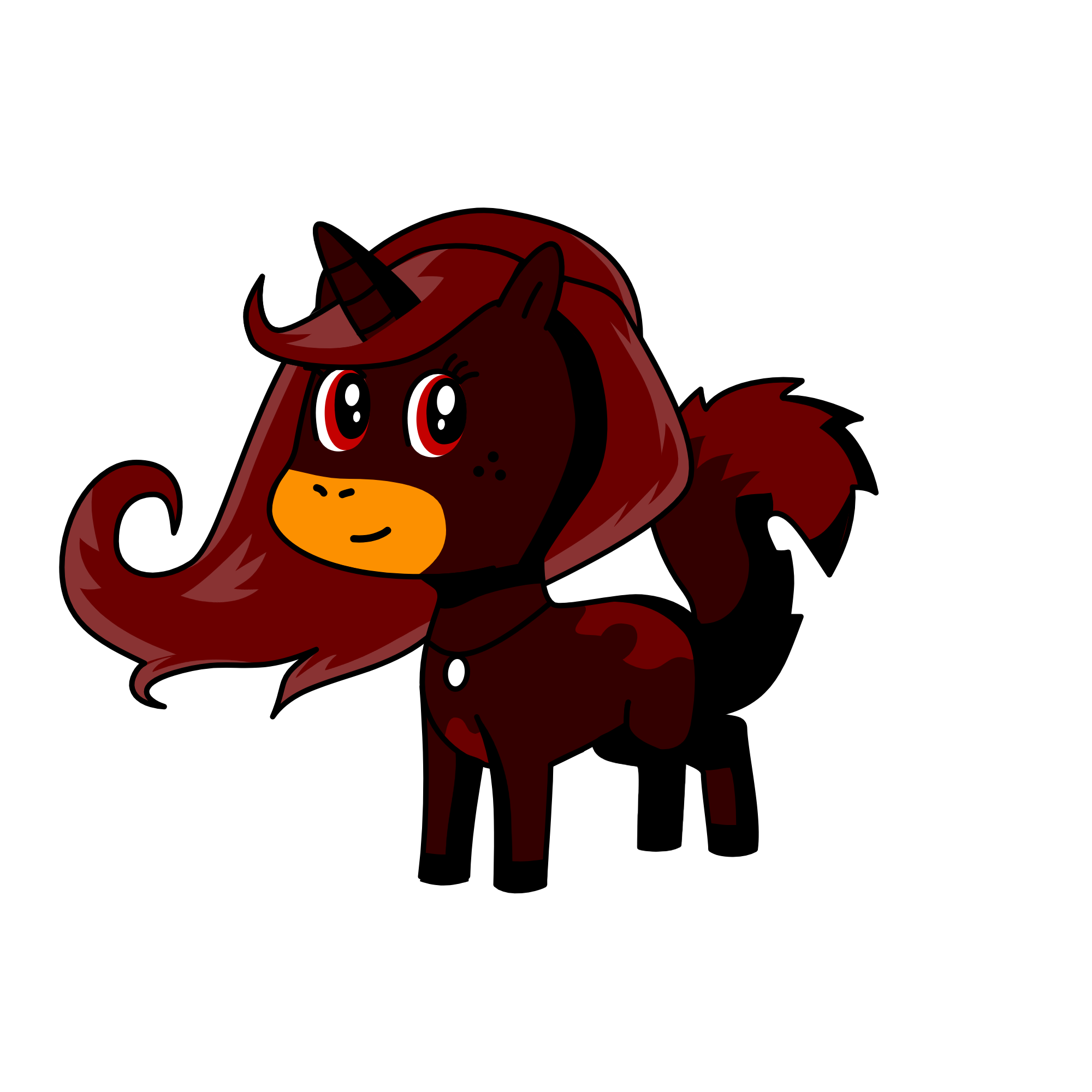 Chestnut, the unicorn