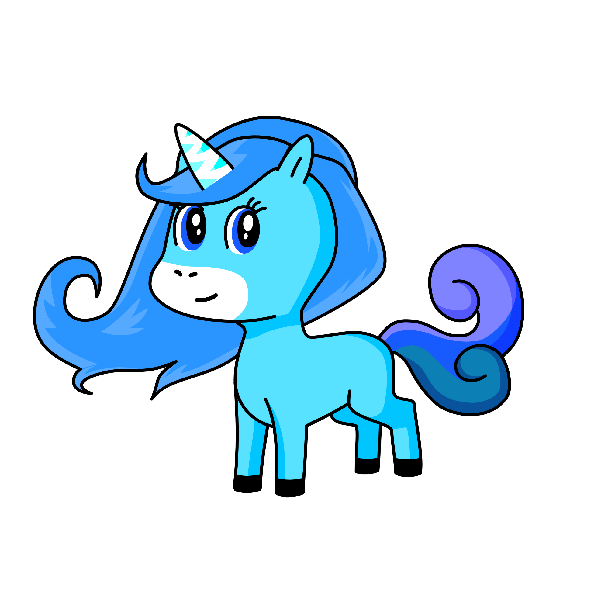 Crystal, the unicorn
