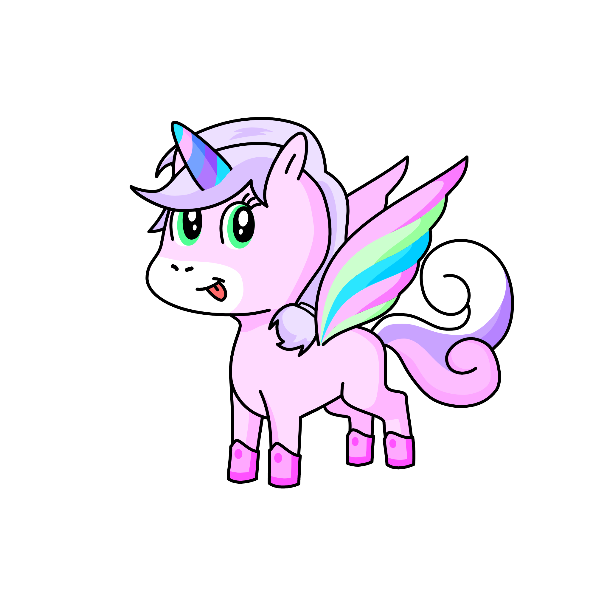 Candy, the unicorn