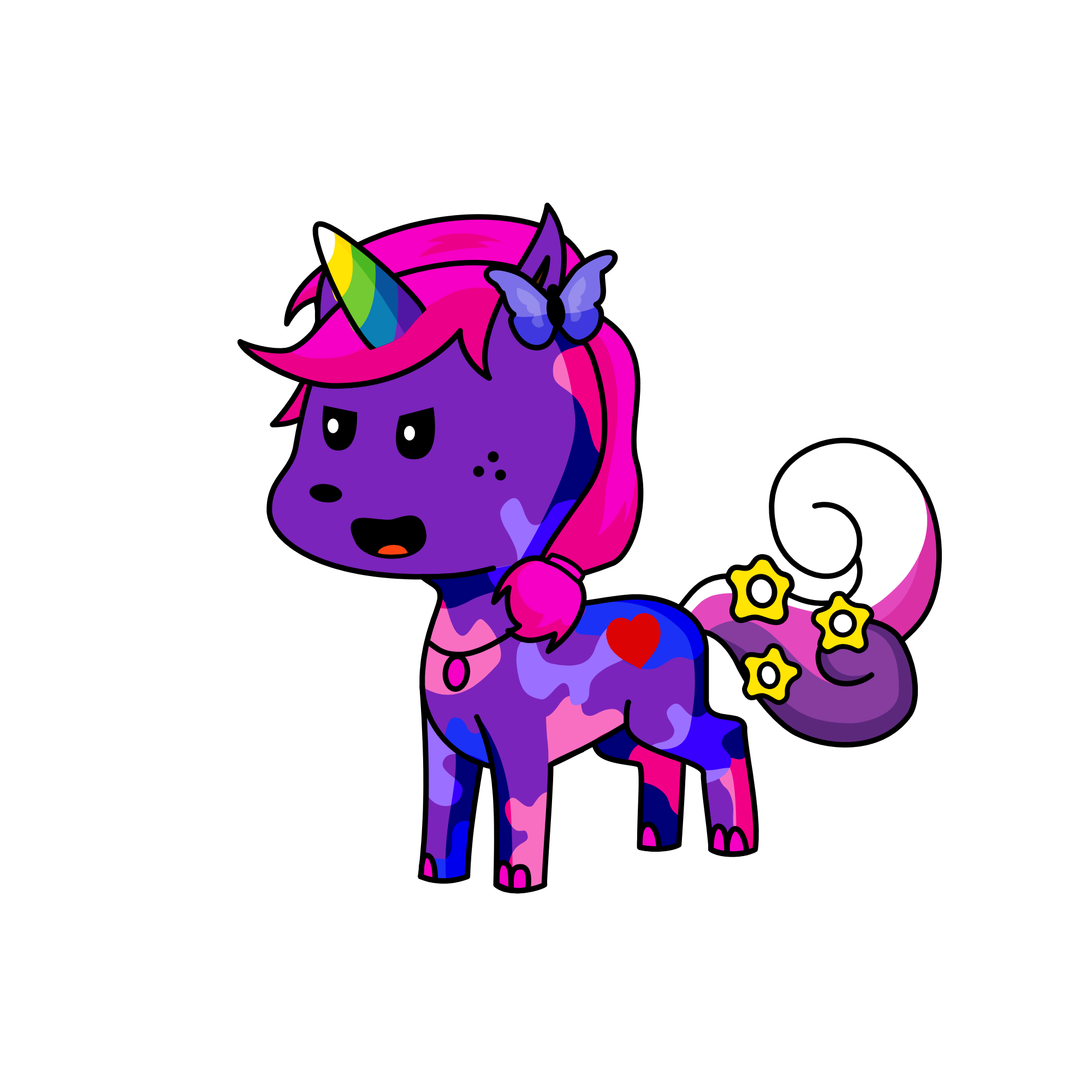Cupcake, the unicorn