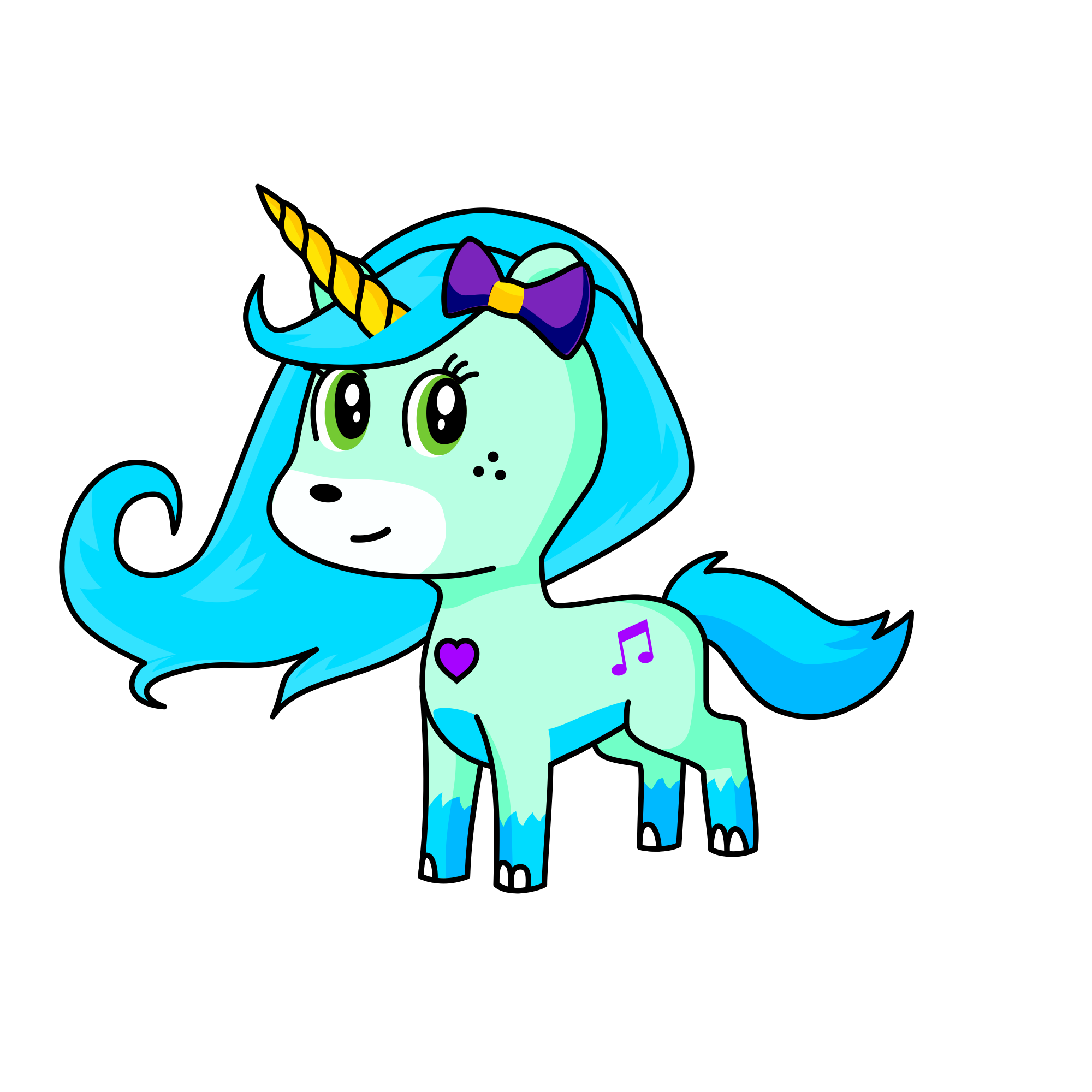 Shimmer, the unicorn