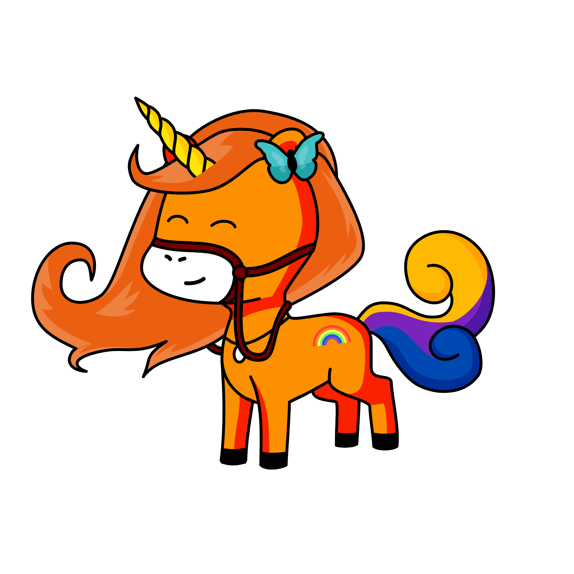 sunset sparcle, the unicorn