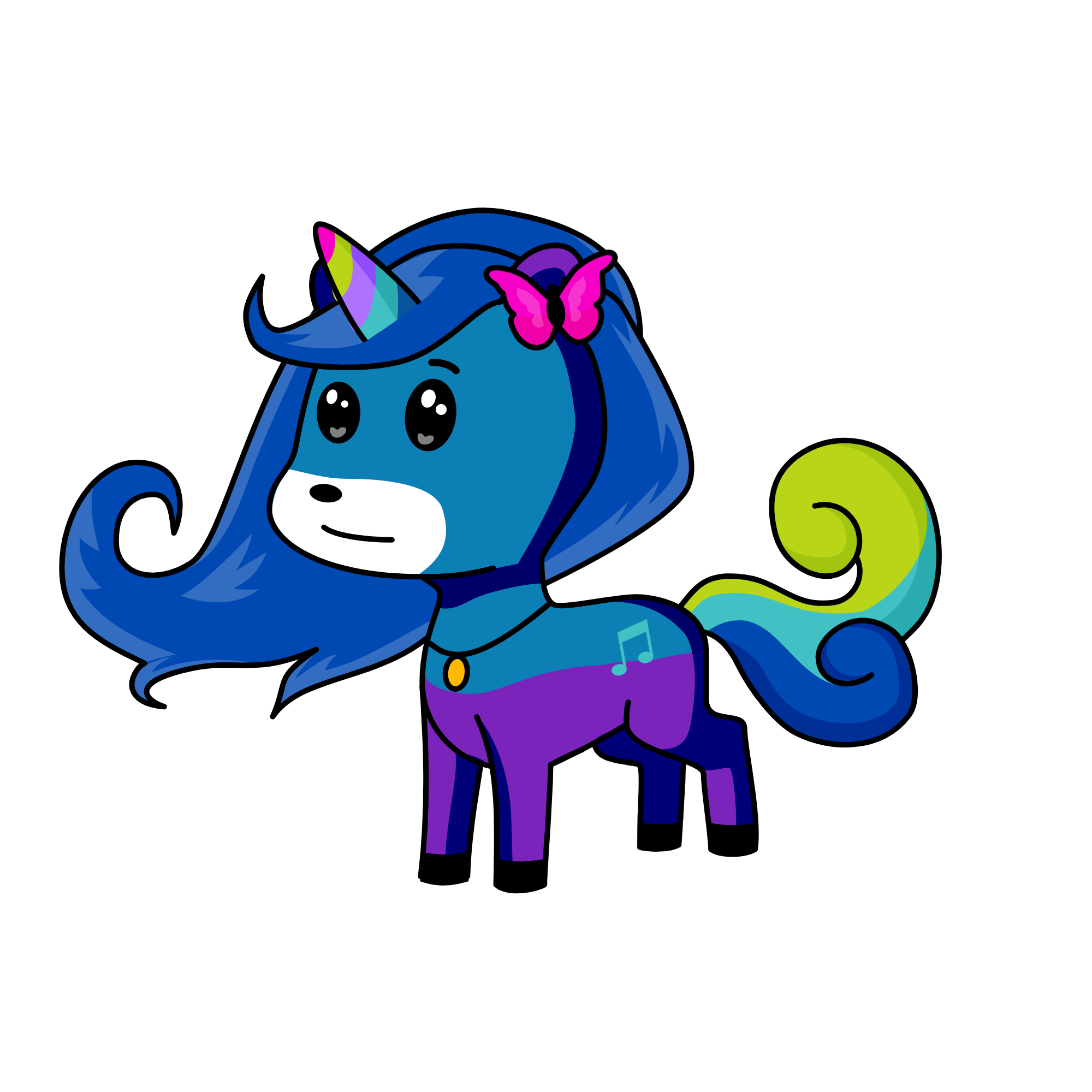 NightGirl, the unicorn