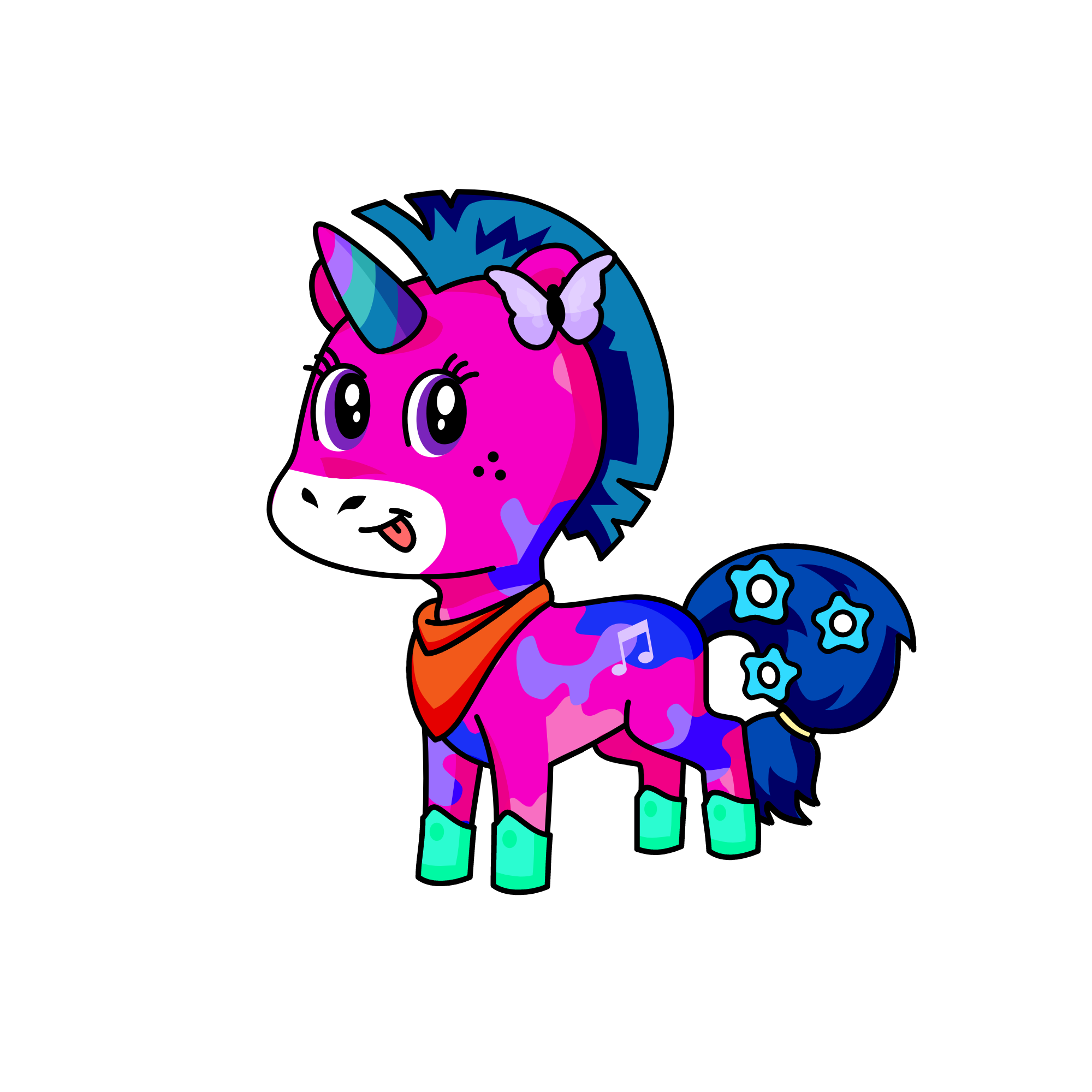 Rya, the unicorn