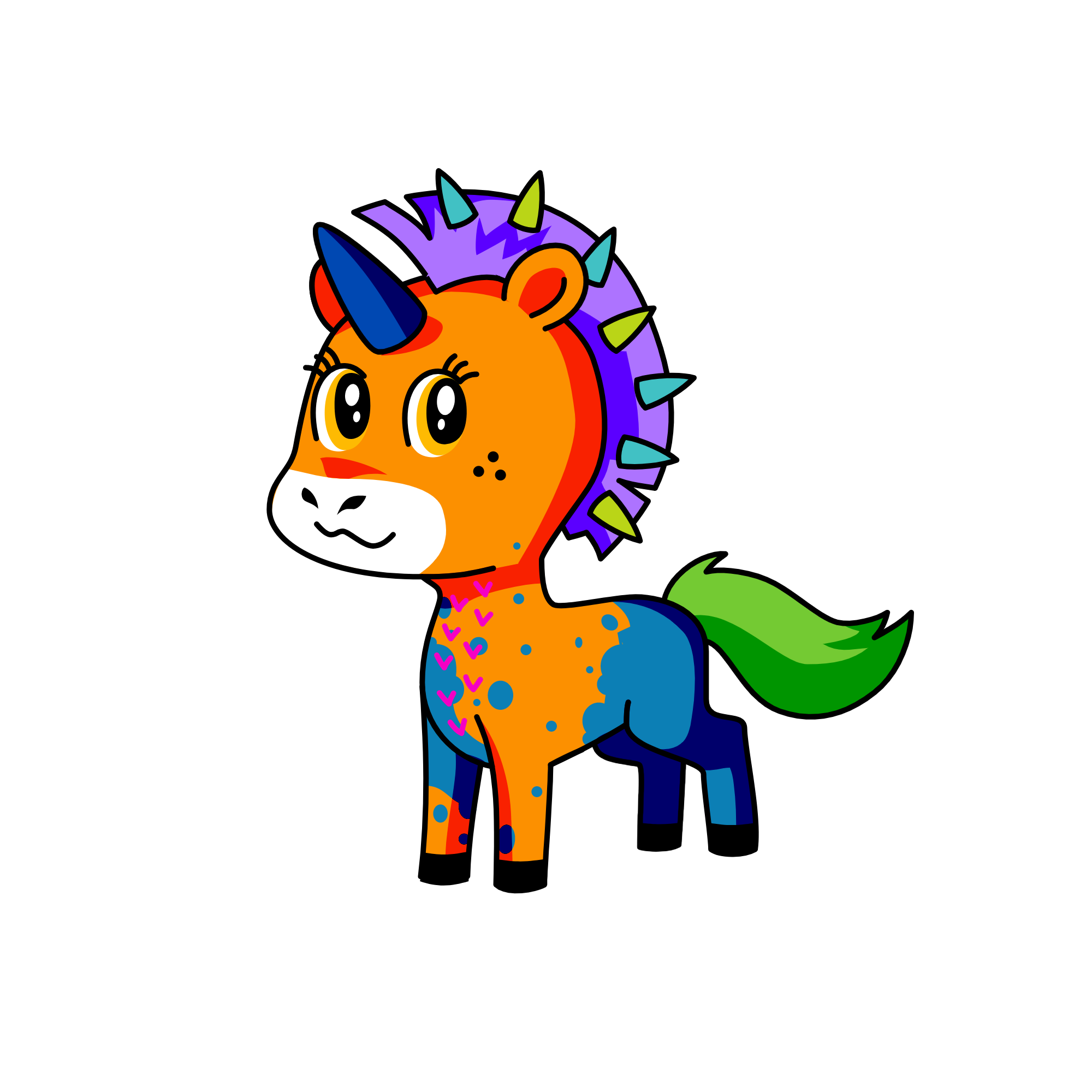 d, the unicorn