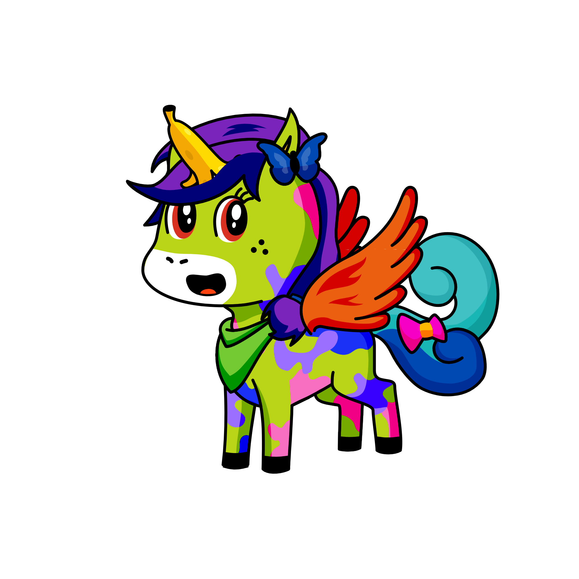 Trash, the unicorn