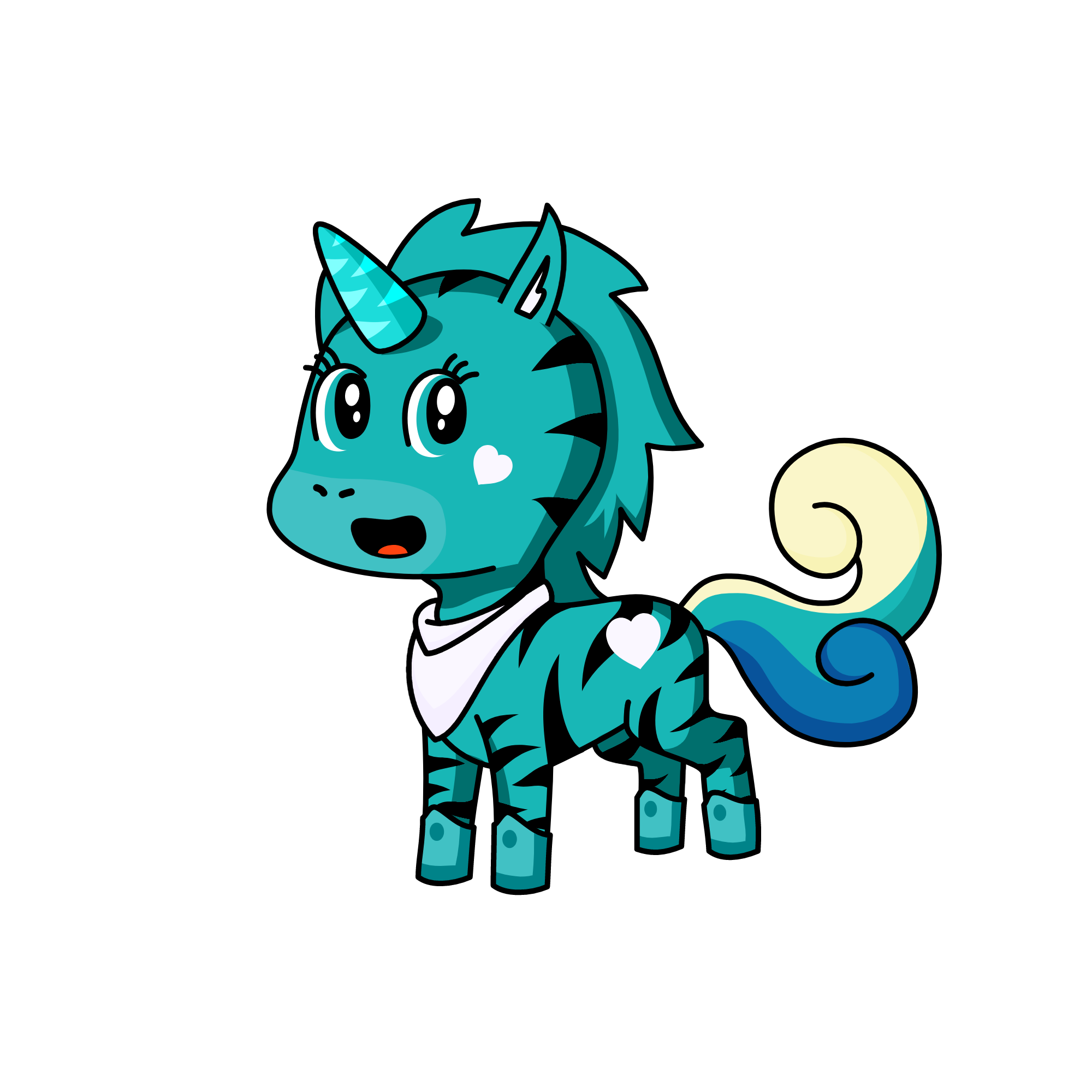 blueie, the unicorn