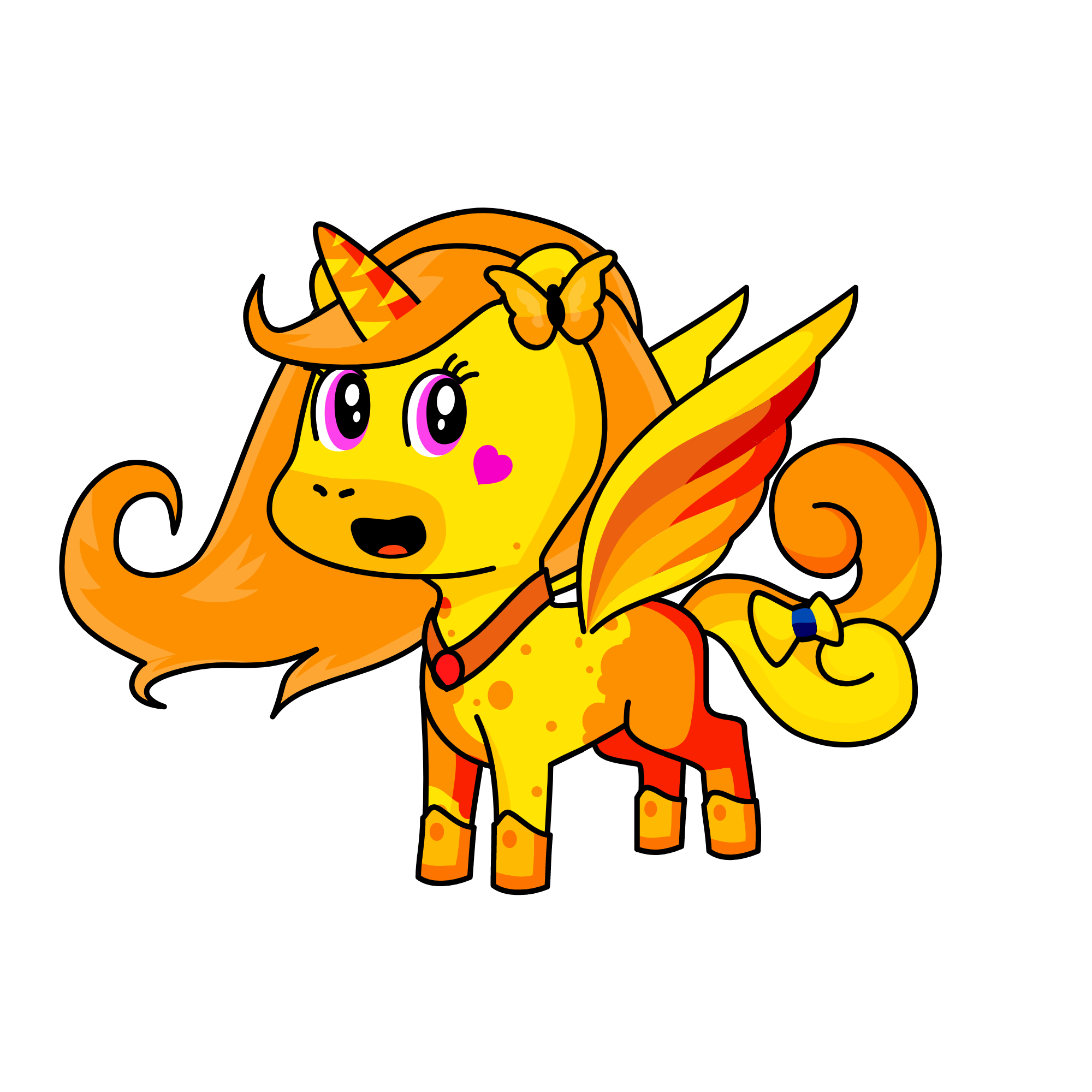 Sun Shine pony, the unicorn