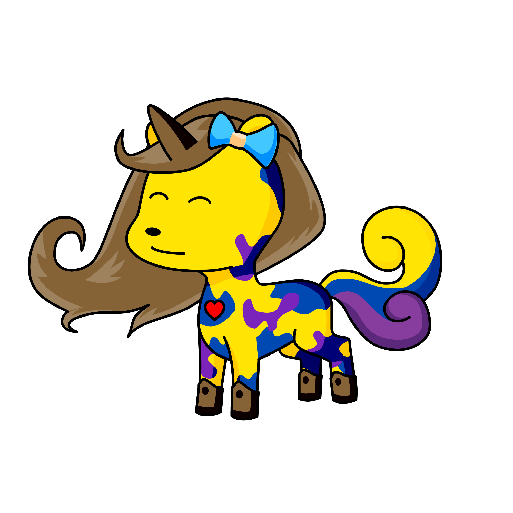 Frisk, the unicorn