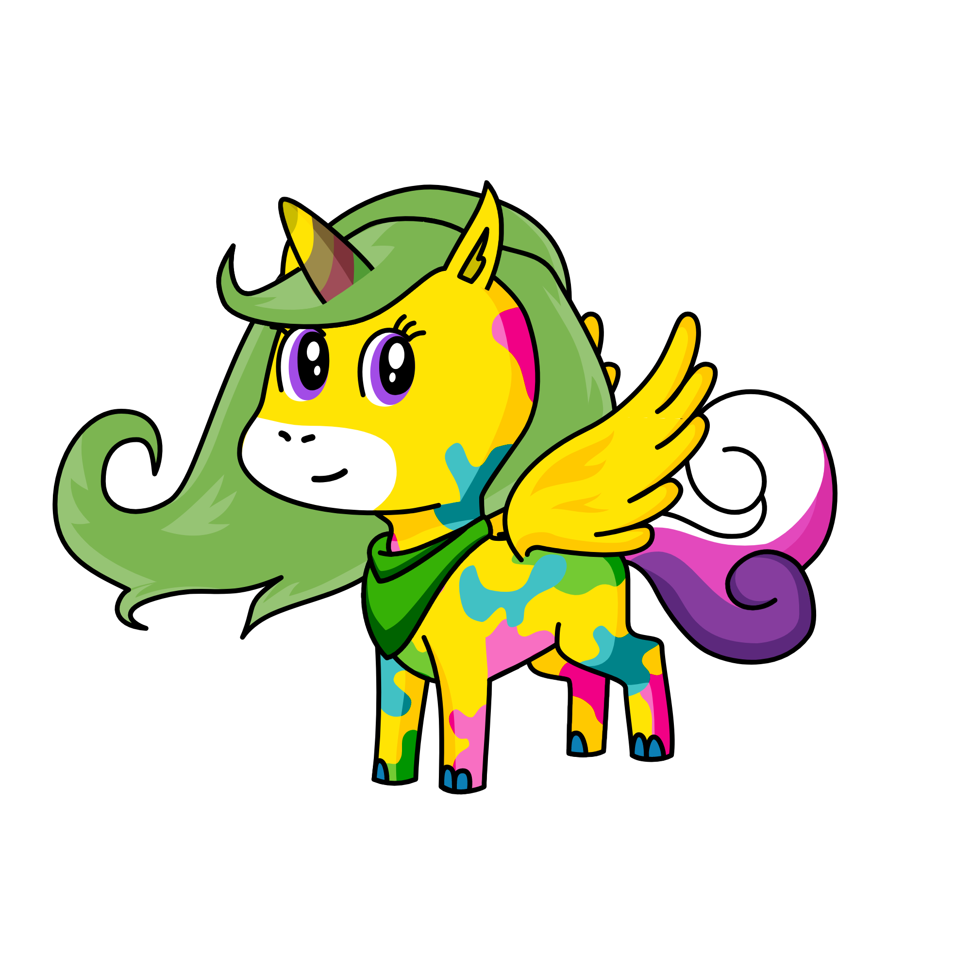 kyeujdbcjdn, the unicorn