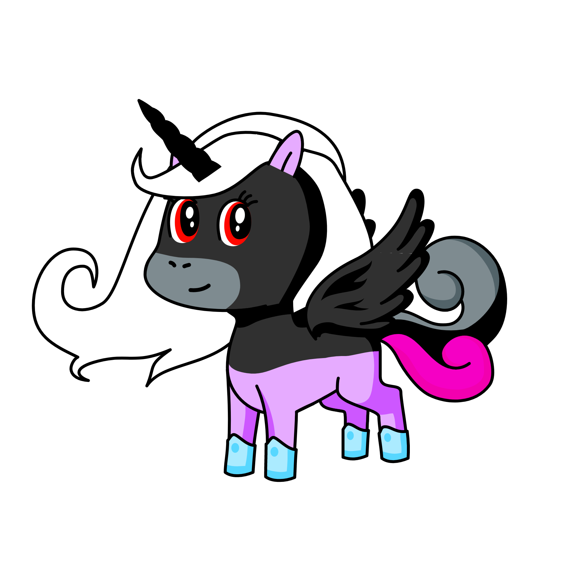 Evil / Angel, the unicorn