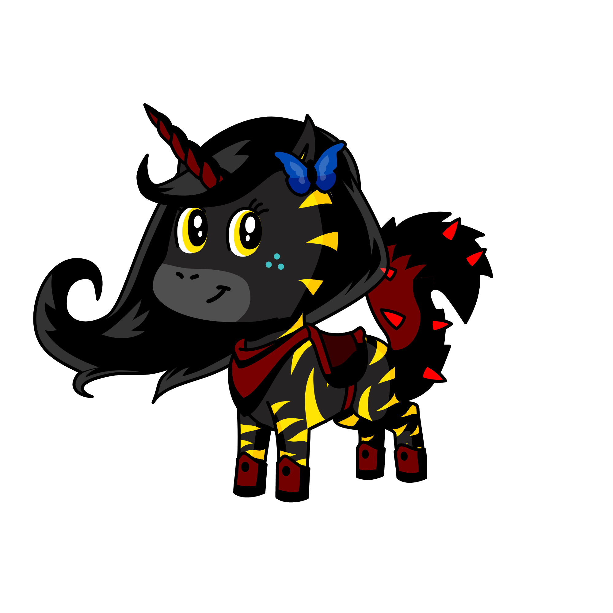 Night Mare Moon, the unicorn