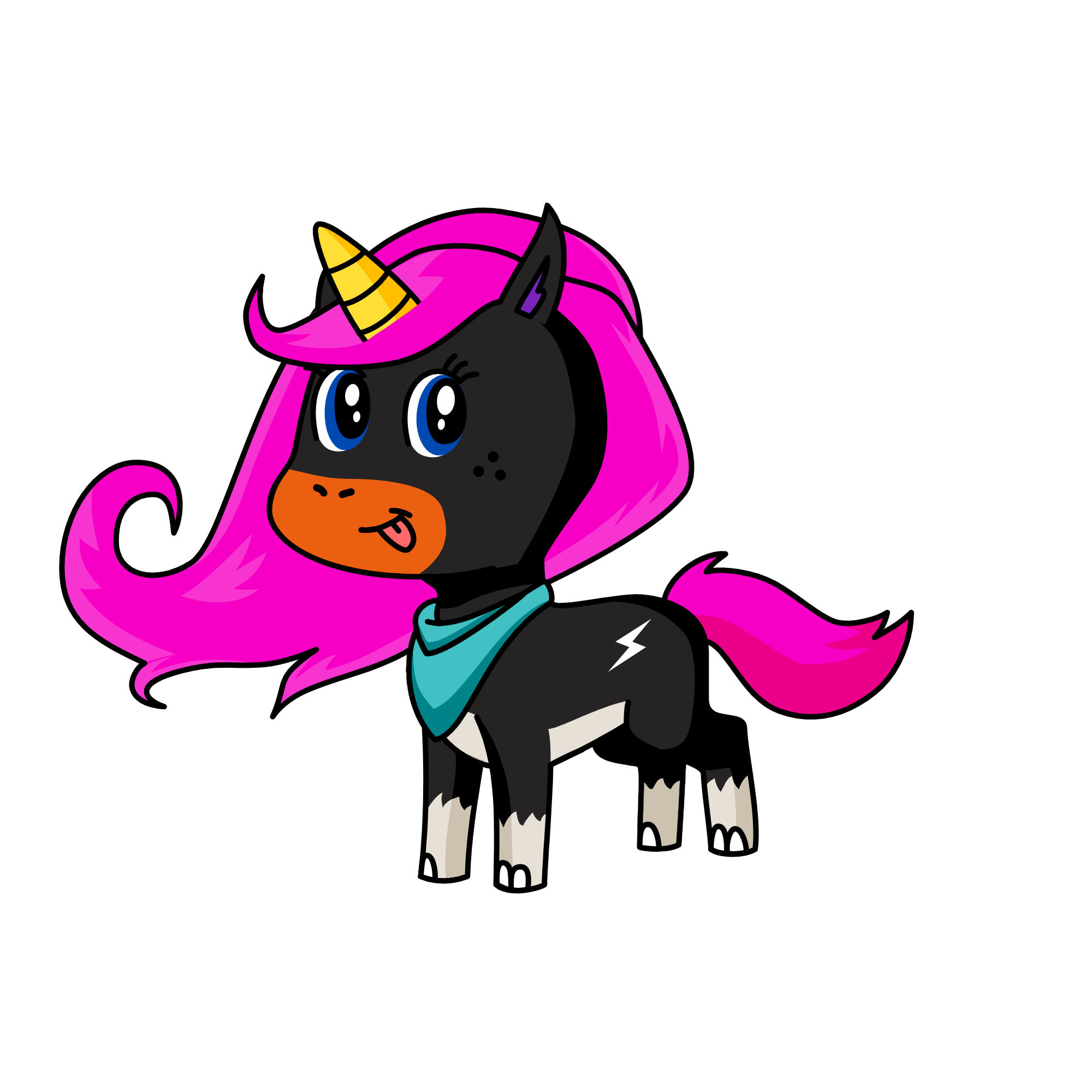 Mi ki, the unicorn