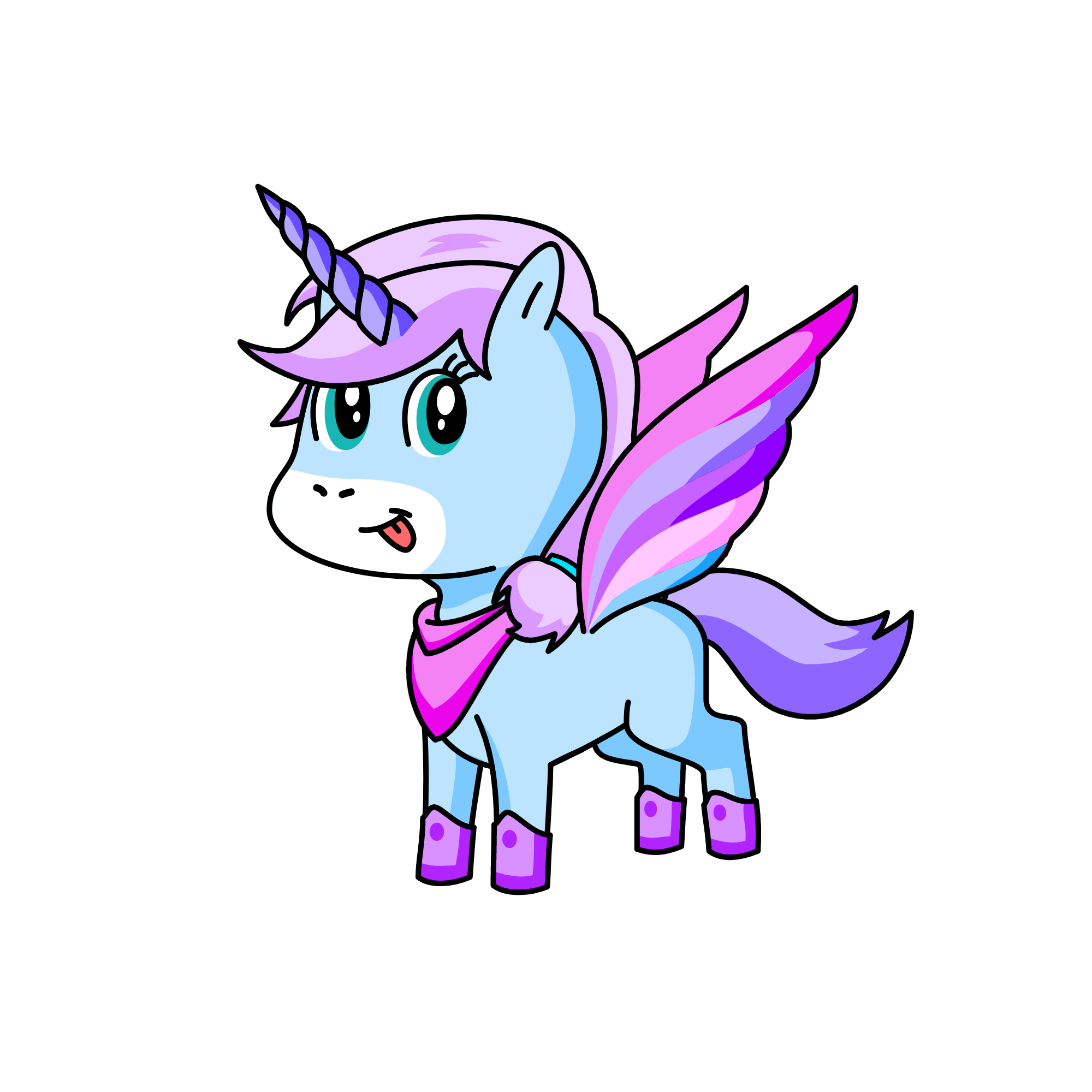 BerryGirl, the unicorn