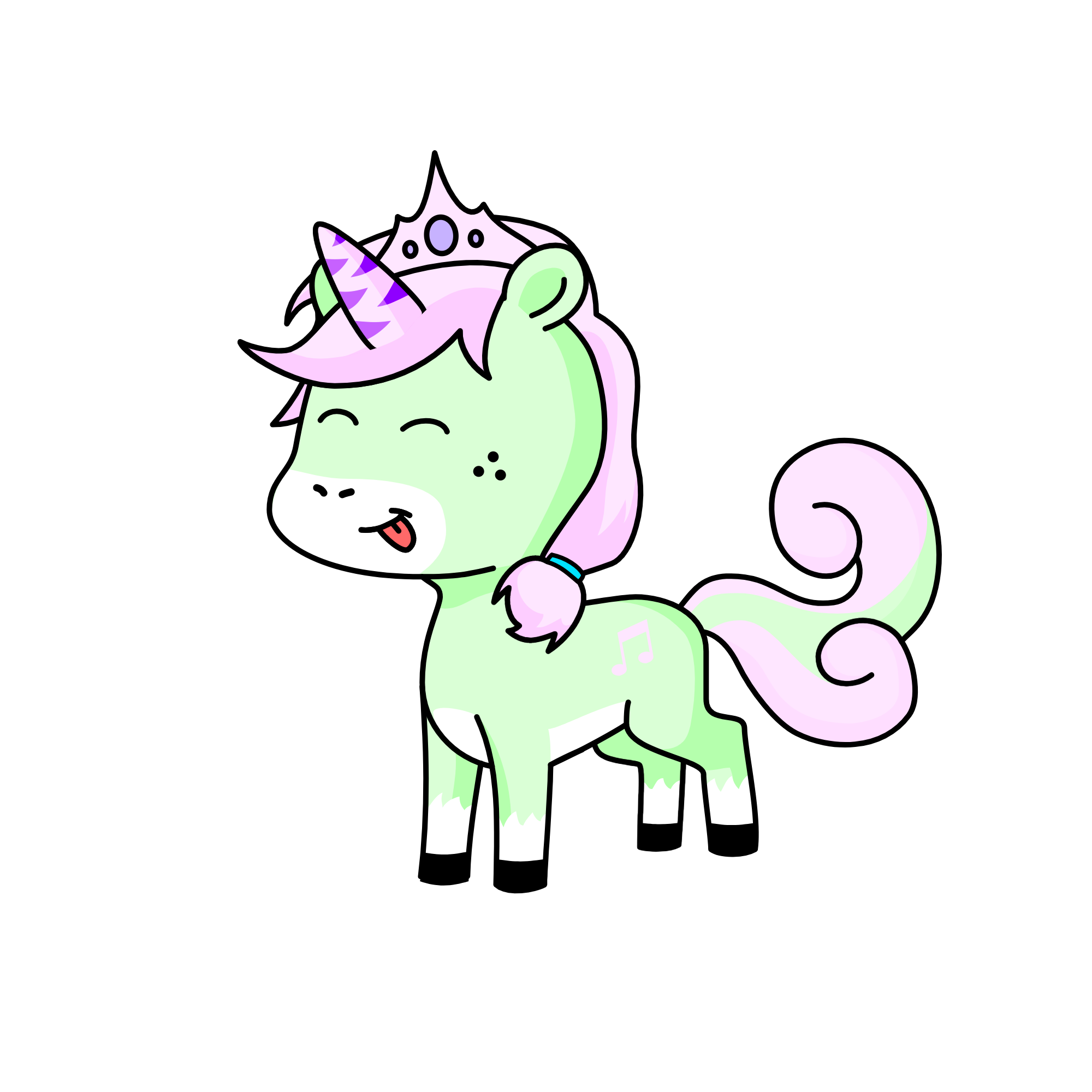 Pear, the unicorn