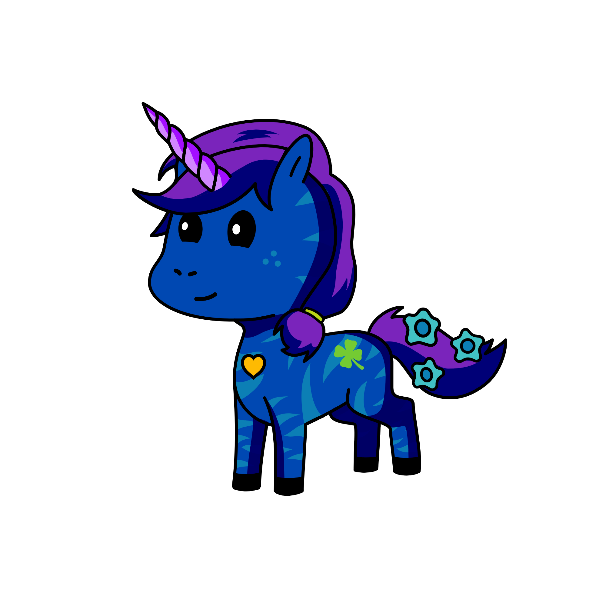 Shadow Leafpool, the unicorn