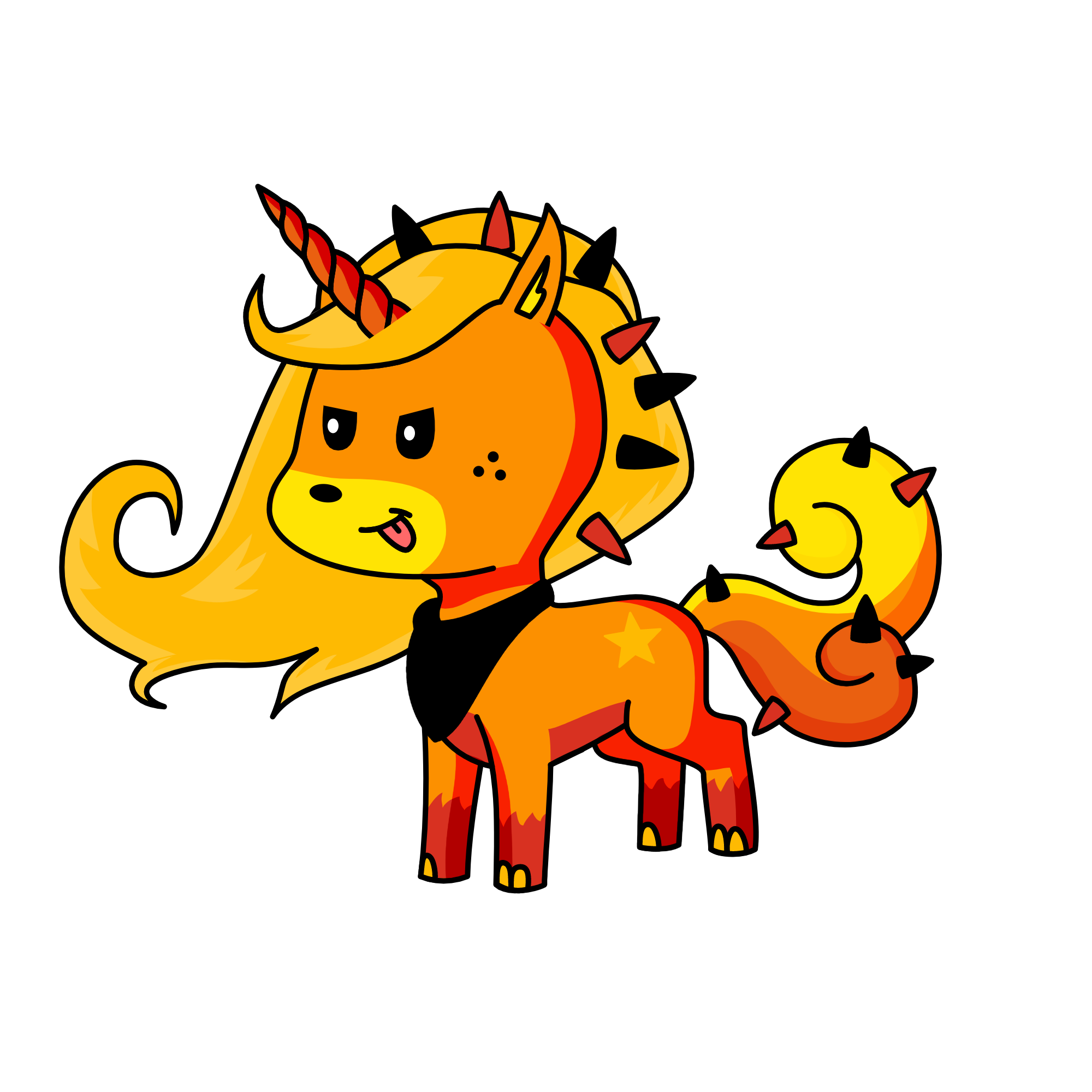 Flamethrower, the unicorn