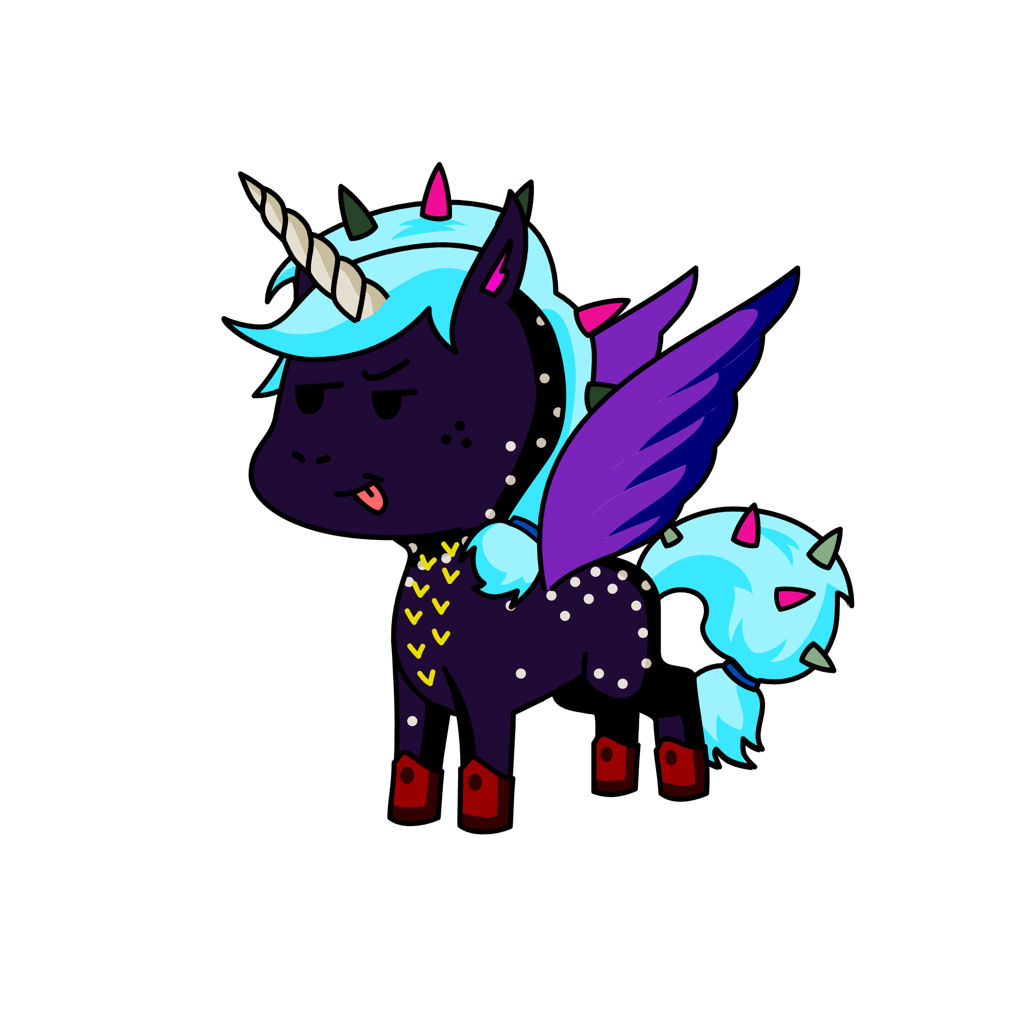 Night Full of Silver Stars, the unicorn