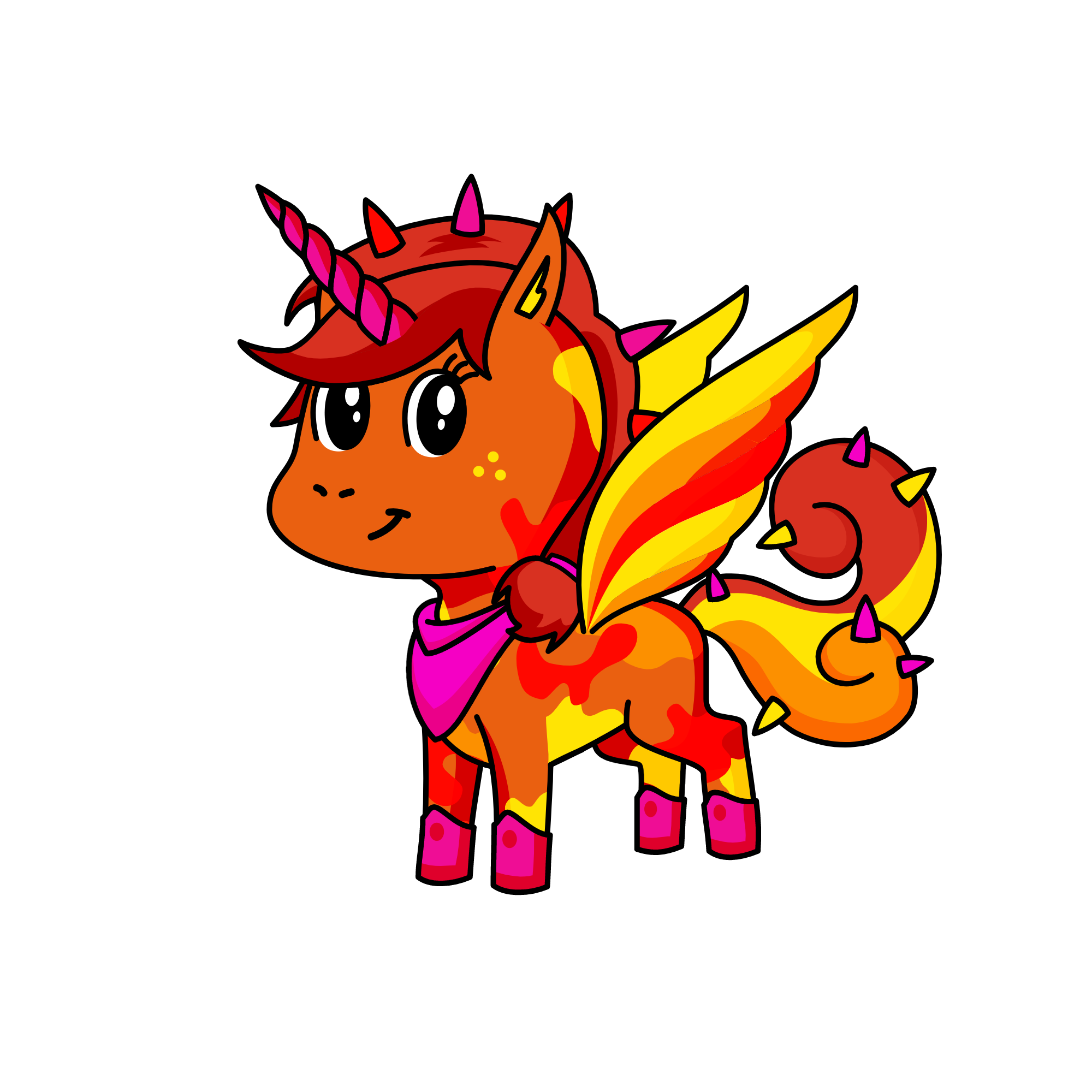Lost Flame, the unicorn