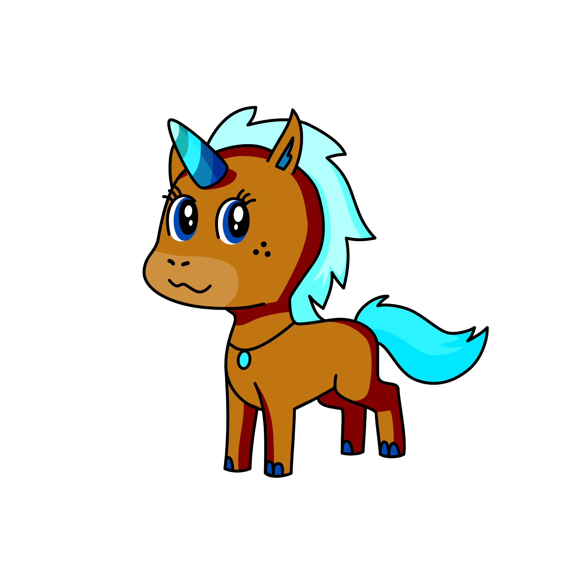 minty , the unicorn