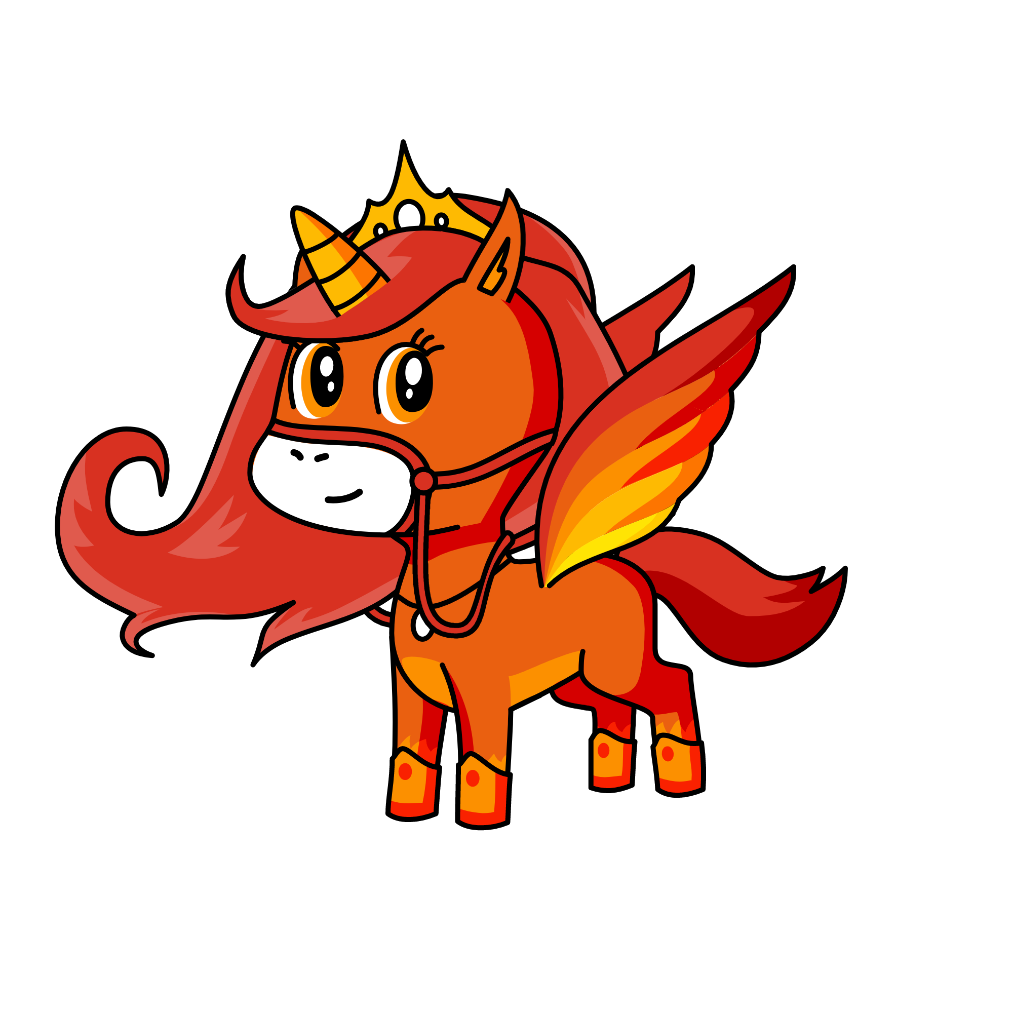 Flame, the unicorn