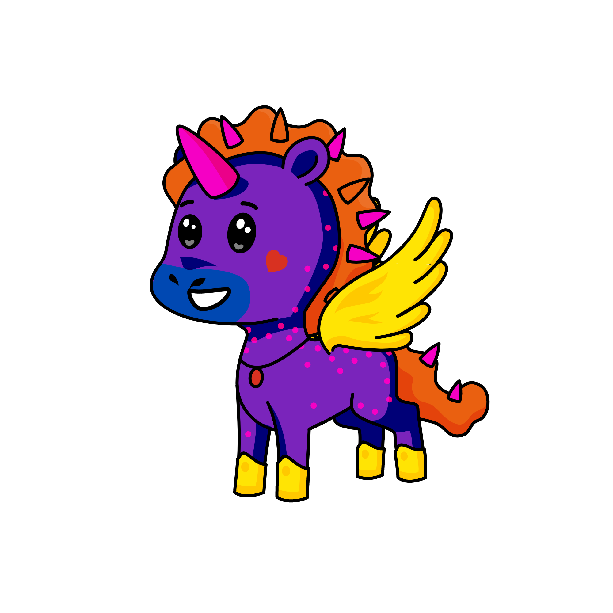 Carnival Winged Sundae, the unicorn
