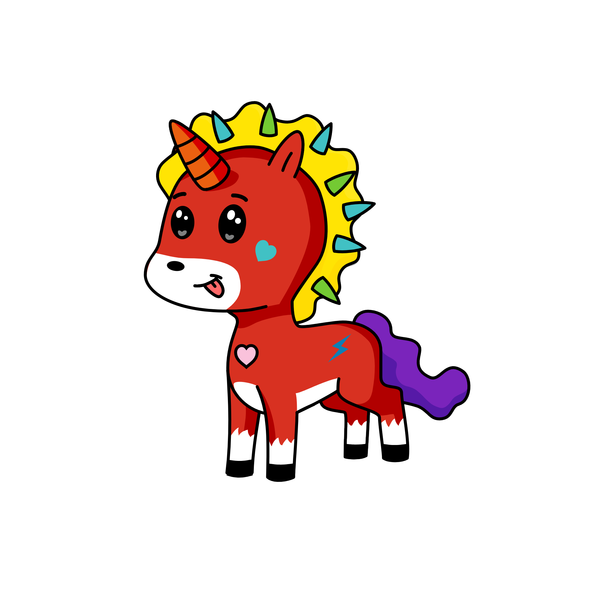 Mougorino, the unicorn