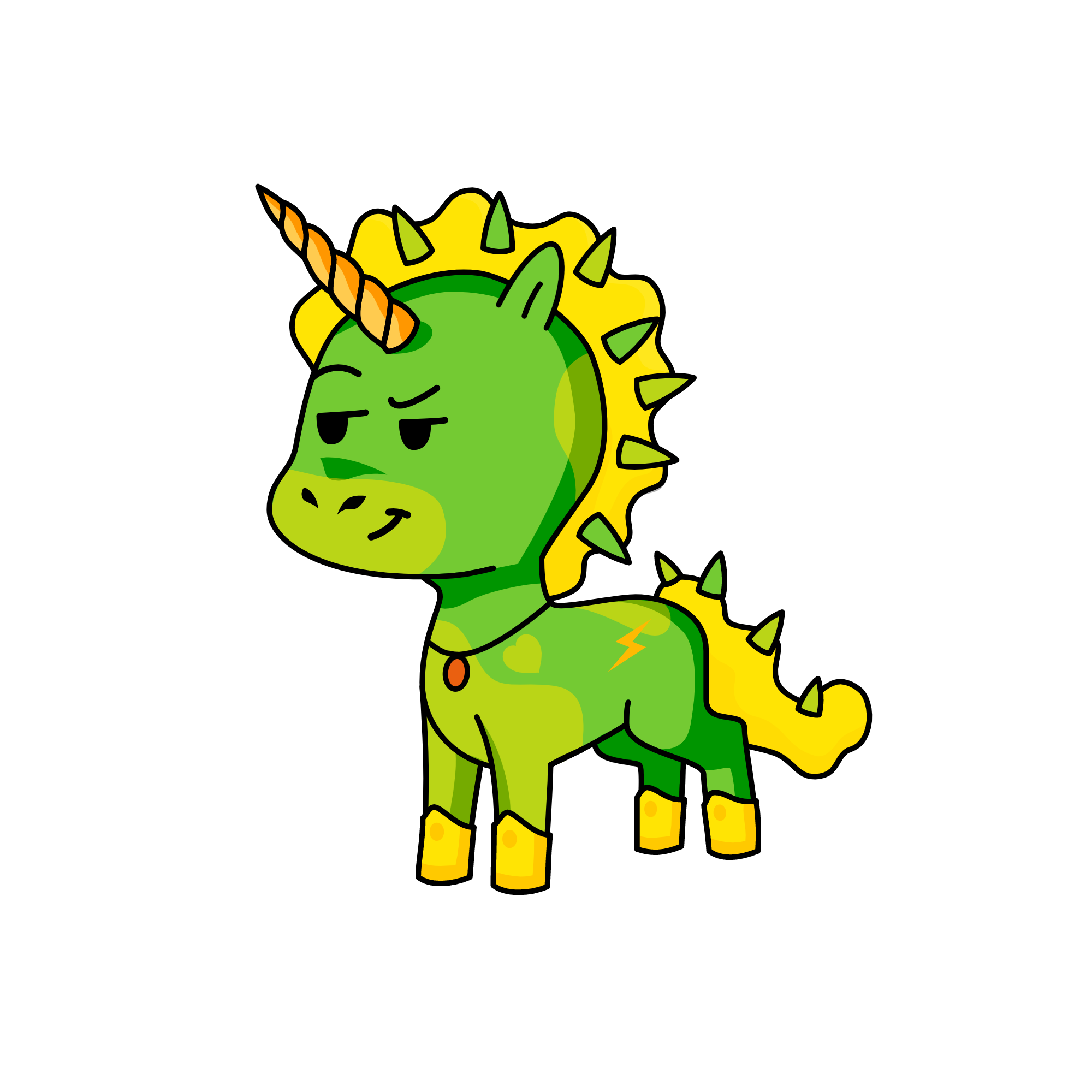 dinosour, the unicorn