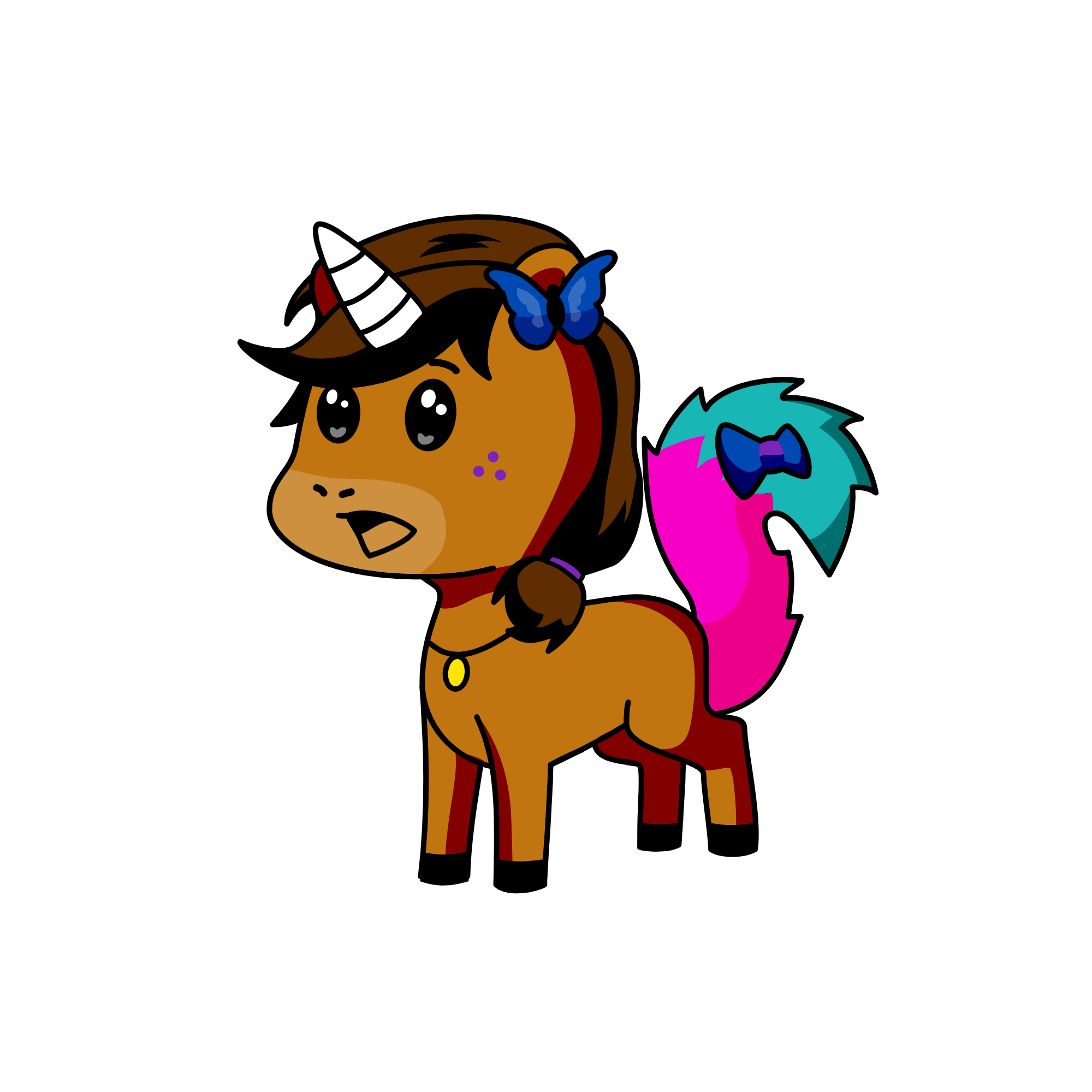 E, the unicorn