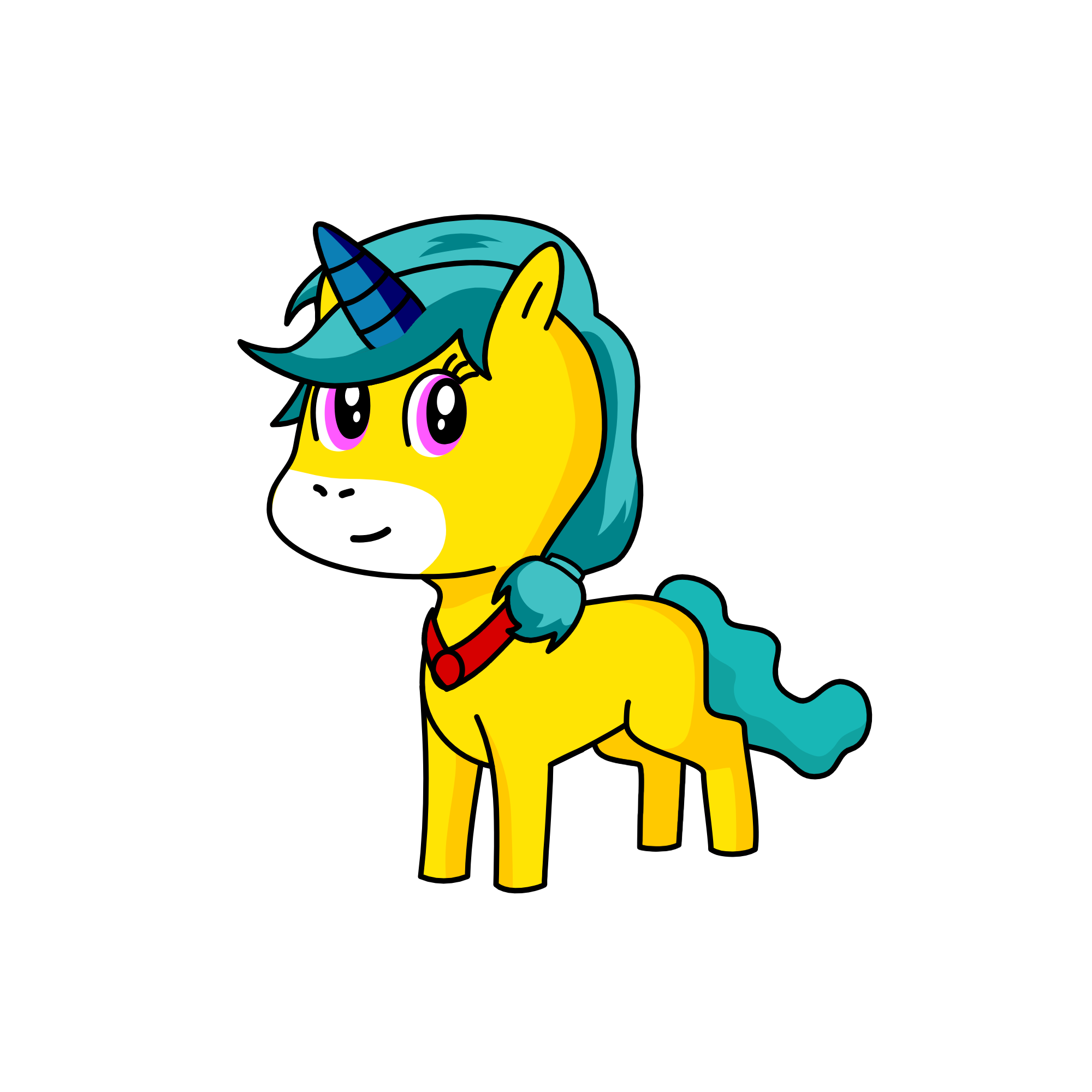 Goldlight, the unicorn