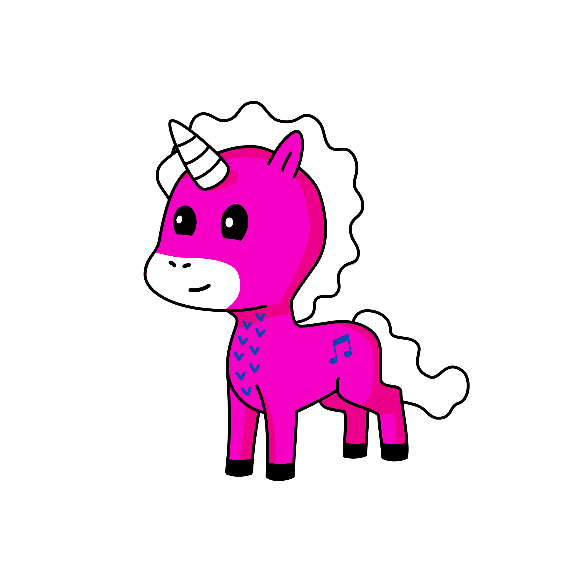 Candy O, the unicorn